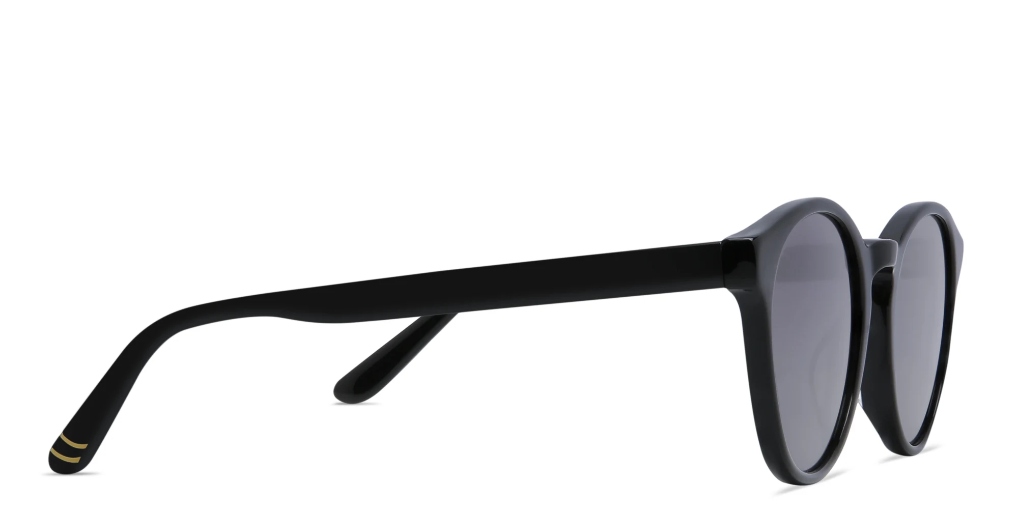 Shop EYE'M Kids Round Sunglasses in Black online.