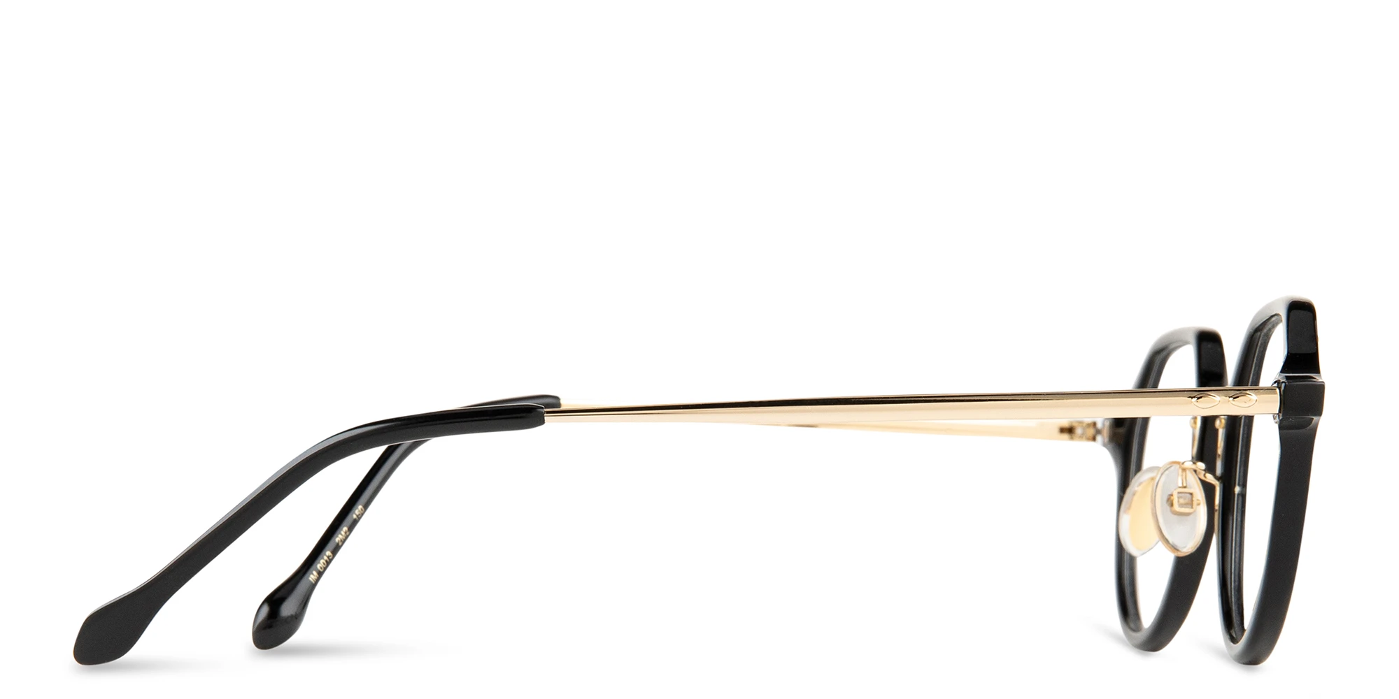 Shop ISABEL MARANT Irregular Eyeglasses in Black online.
