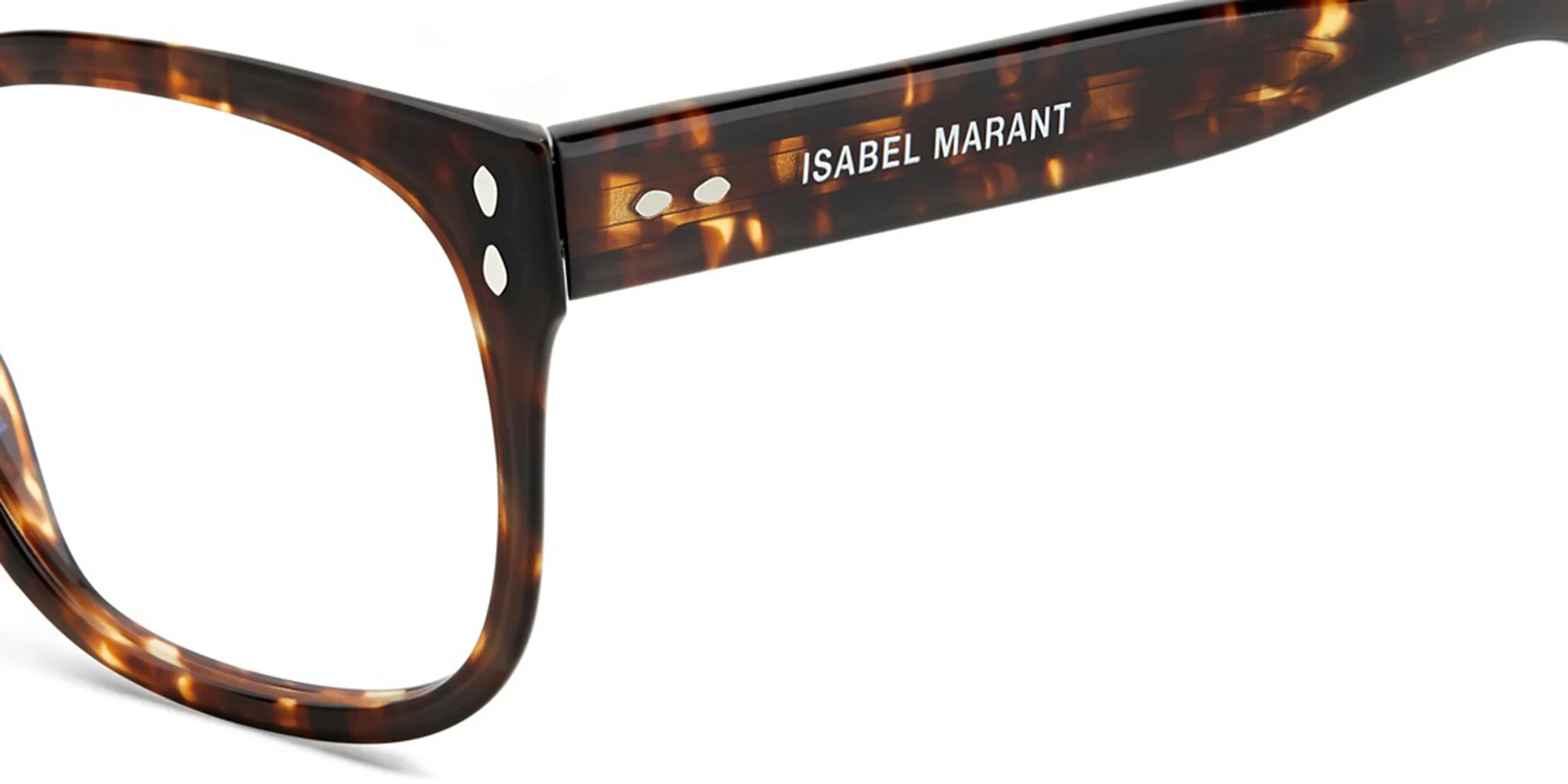 Shop ISABEL MARANT Square Eyeglasses in Havana online.