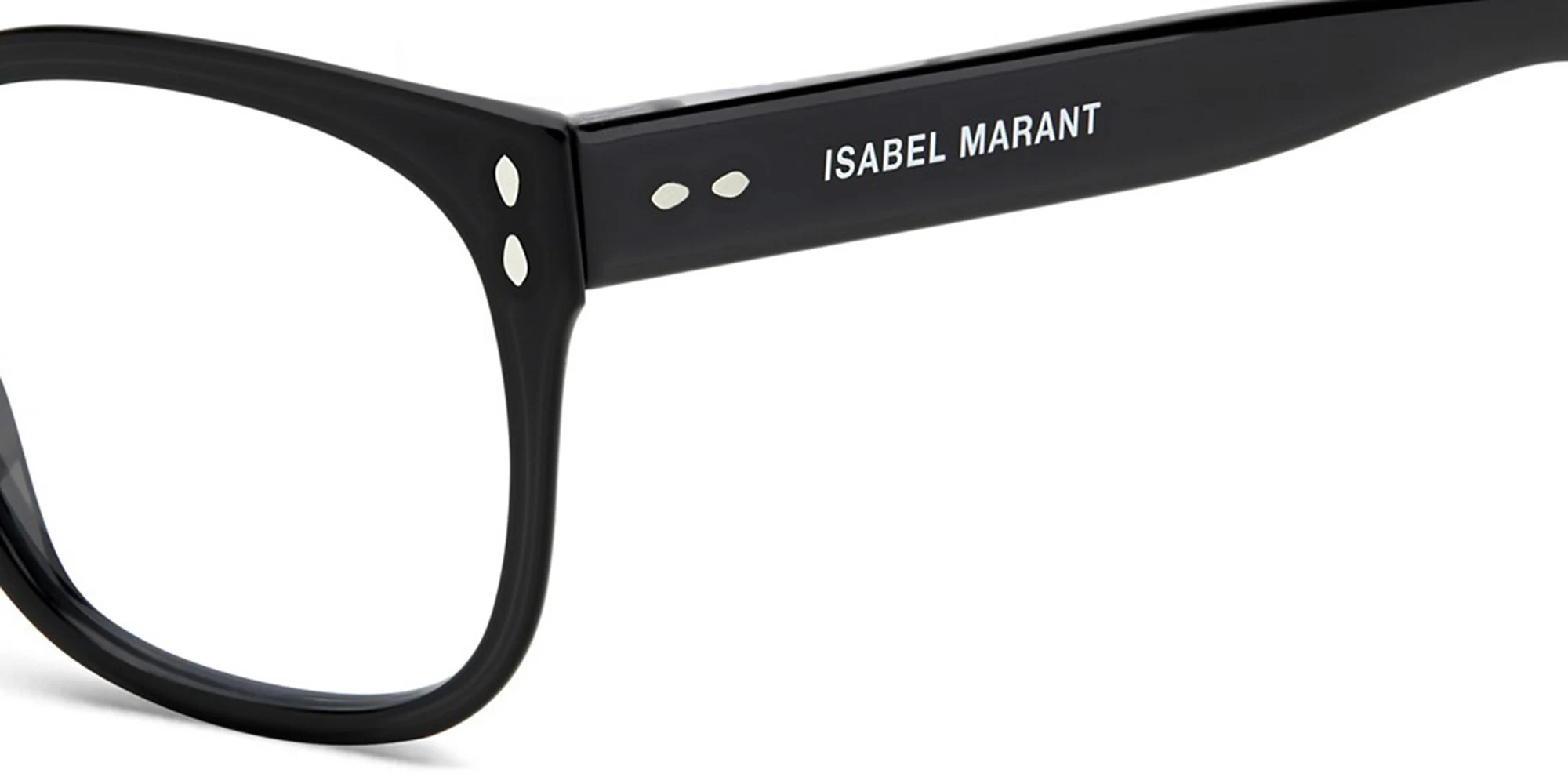 Shop ISABEL MARANT Square Eyeglasses in Black online.