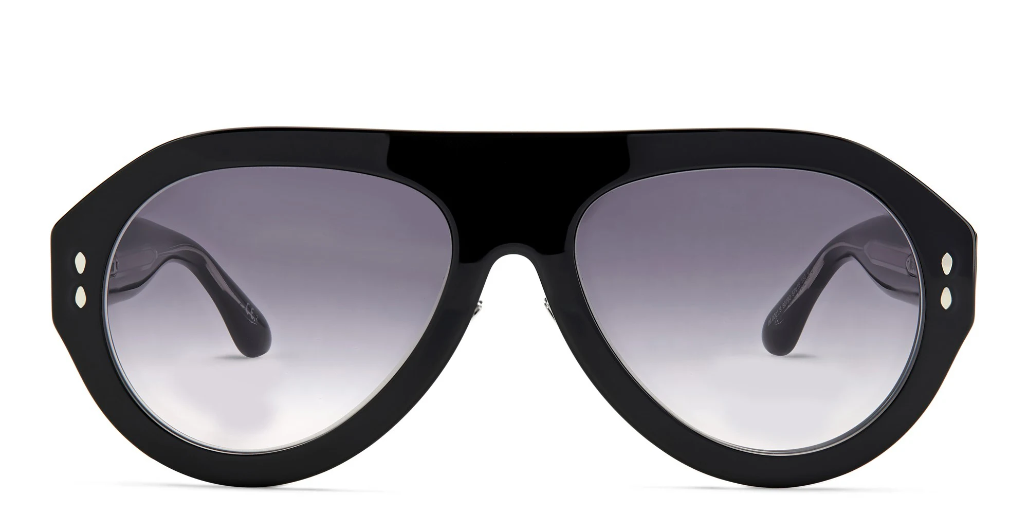 Shop ISABEL MARANT Pilot Sunglasses in Dark Grey Shaded online.