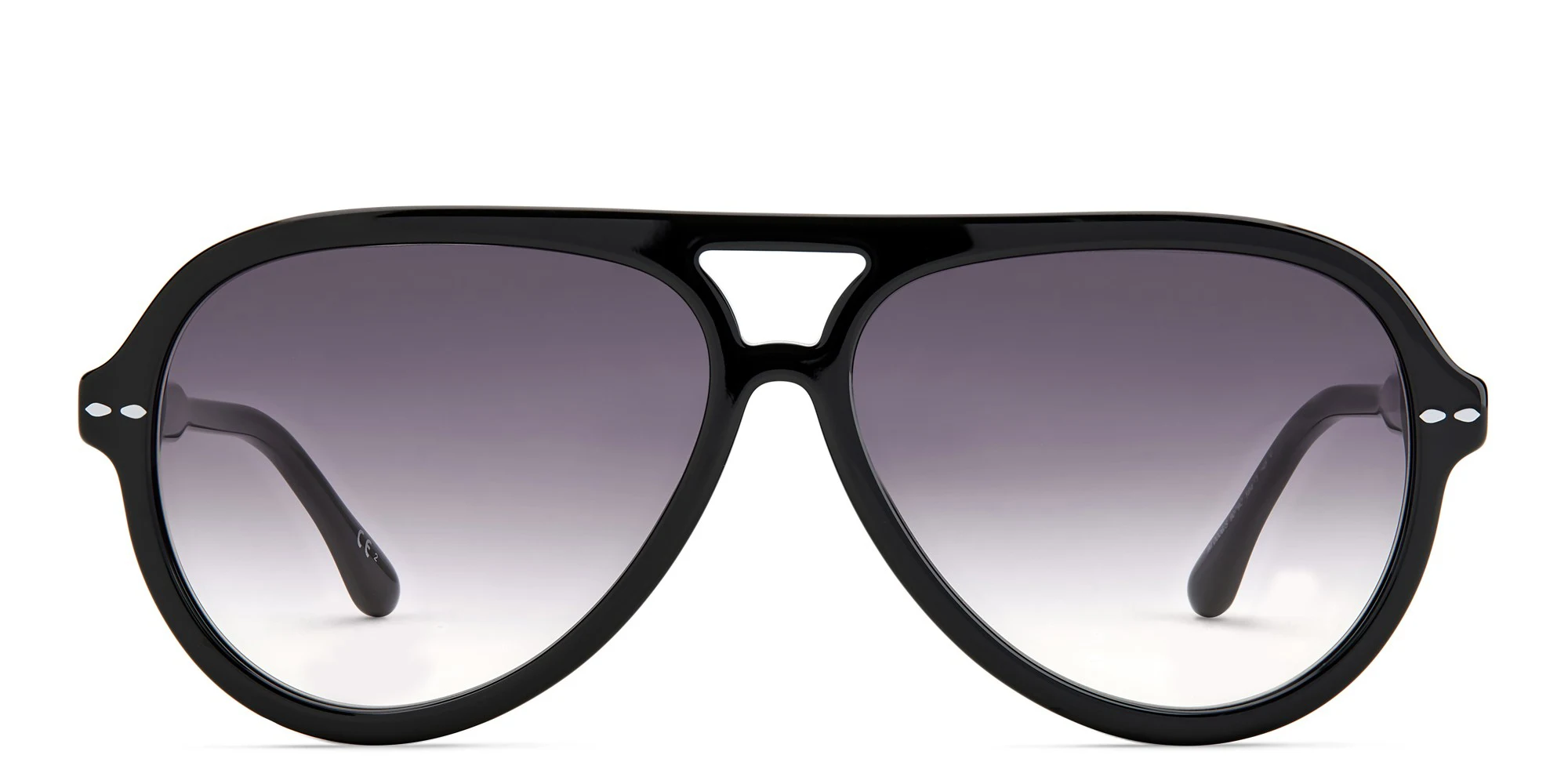Shop ISABEL MARANT Aviator Sunglasses in Black online.