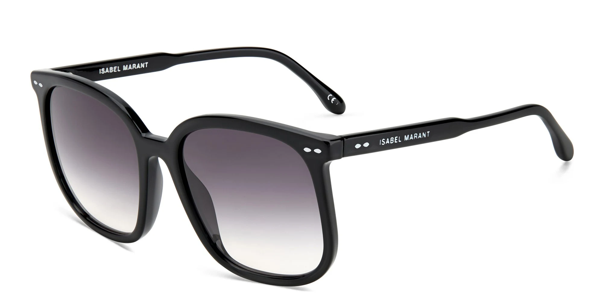 Shop ISABEL MARANT Square Sunglasses in Black online.