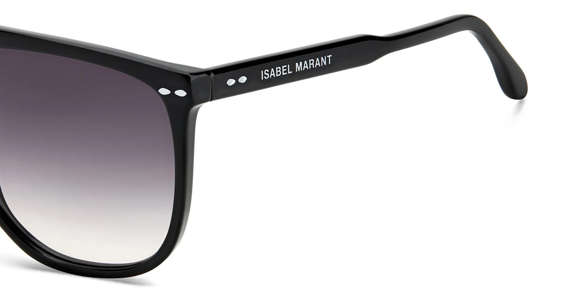 Shop ISABEL MARANT Wide Square Sunglasses in Black online.