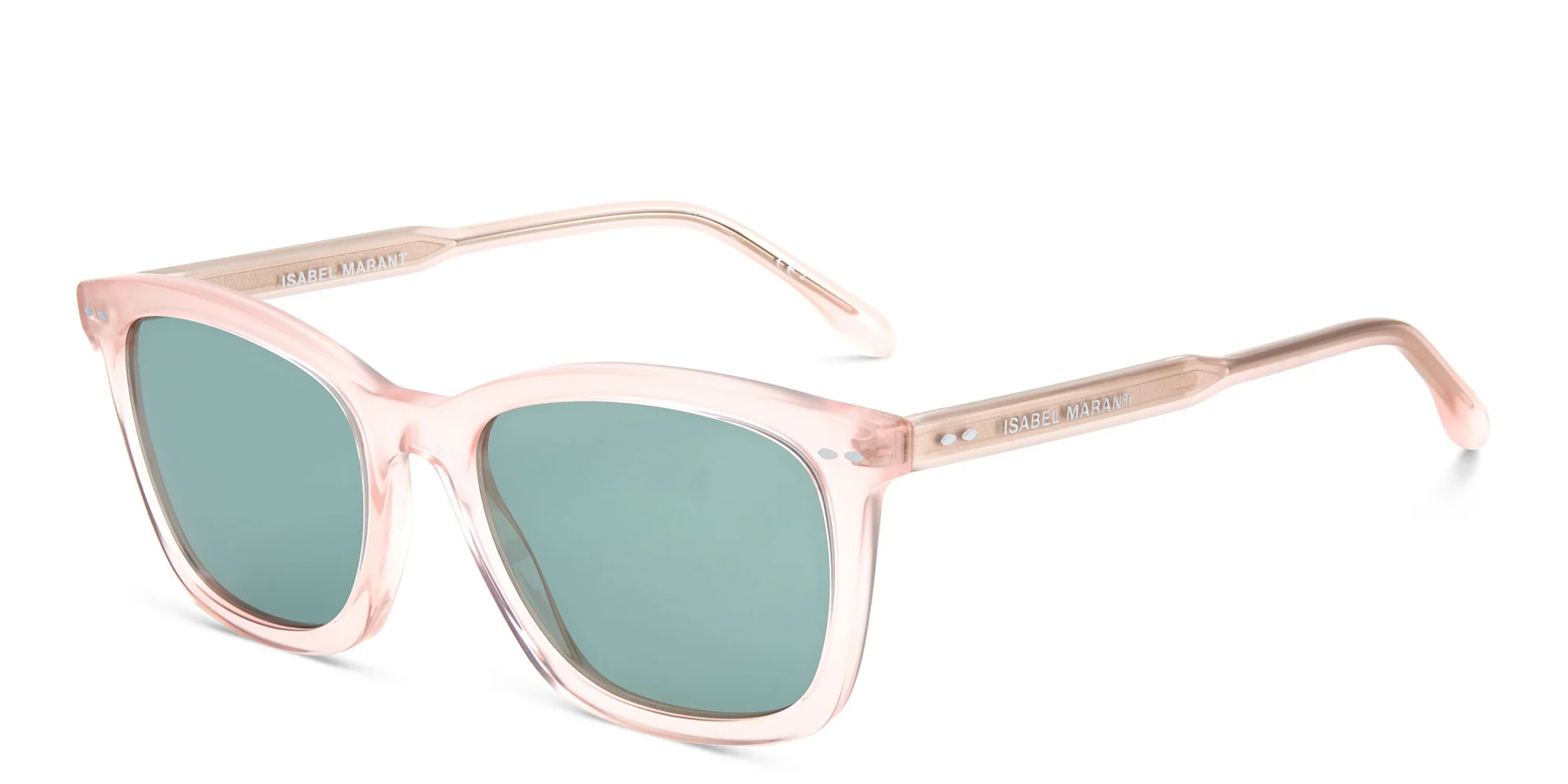 Shop ISABEL MARANT Rectangle Sunglasses in Pink online.