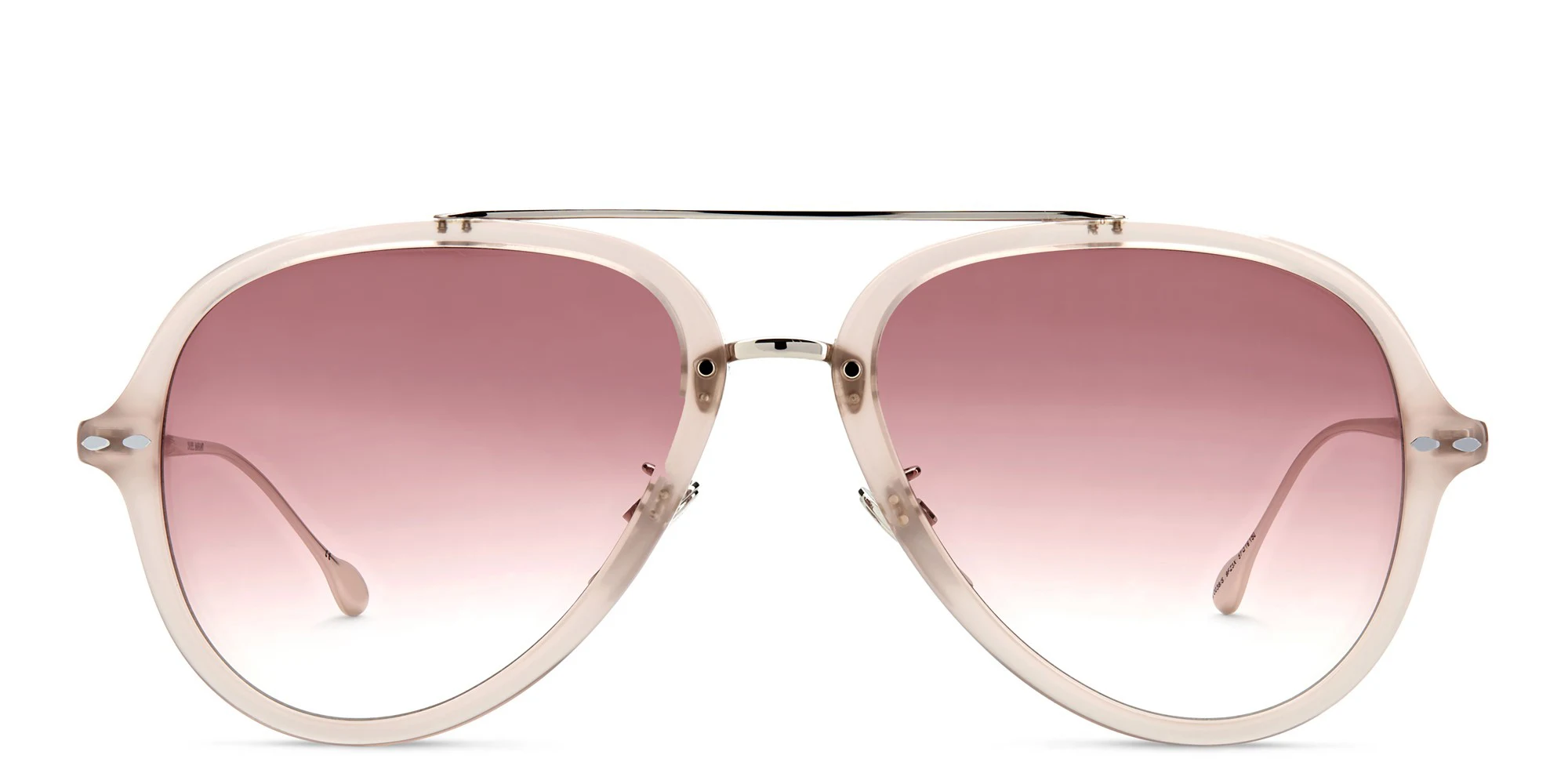 Shop ISABEL MARANT Pilot Sunglasses in Nude Palladium online.
