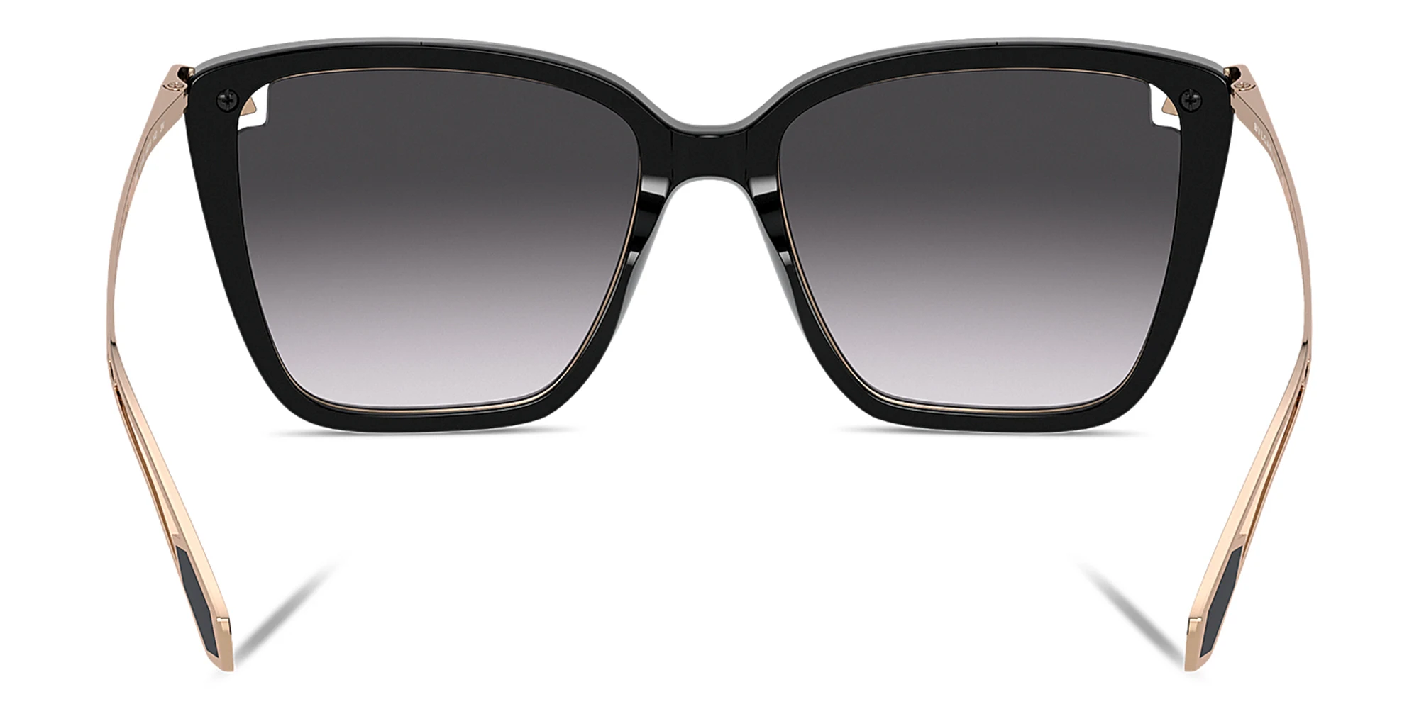 Shop BVLGARI Cat Eye Sunglasses in Black online.