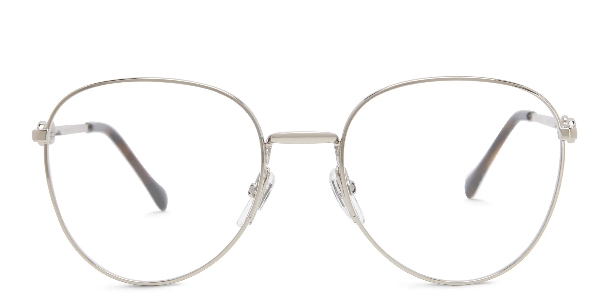 Shop GUCCI Aviator Eyeglasses in Gold online.
