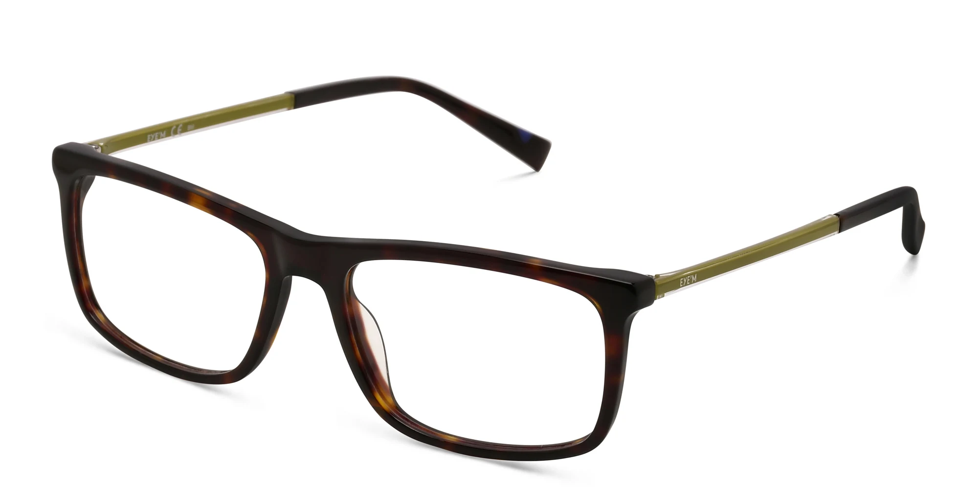 تسوق نظارة طبية بإطار مستطيل واسع EYE'M بلون مموه أونلاين.