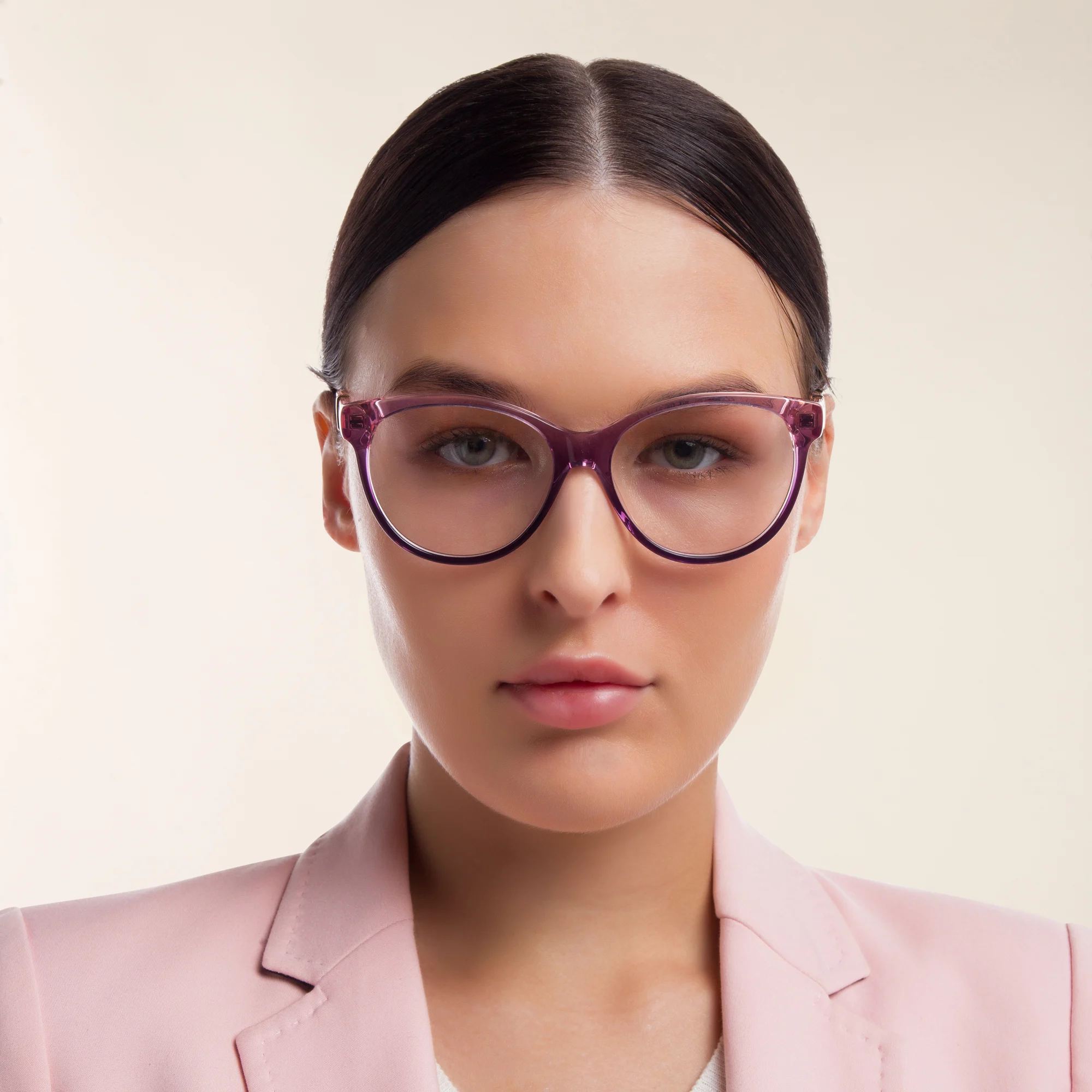 Shop EYE'M Cat Eye Eyeglasses in Pink online.