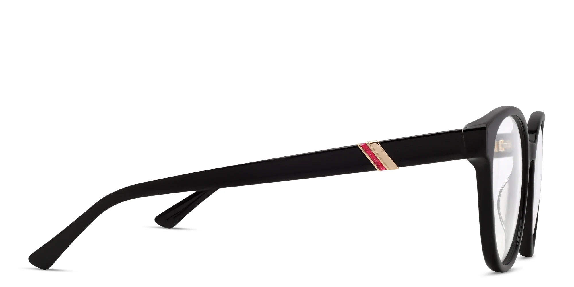 Shop EYE'M Round Eyeglasses in Black online.