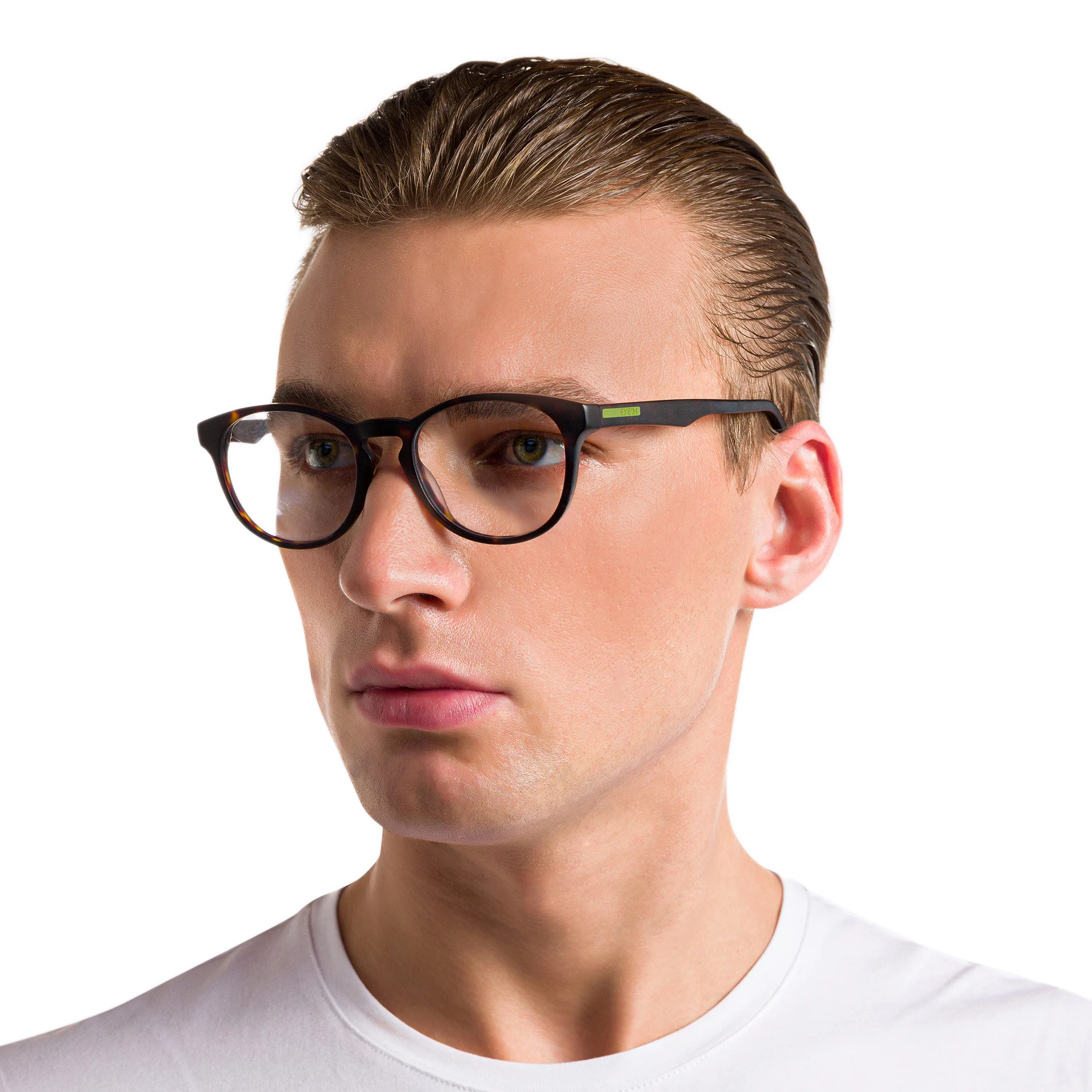 Shop EYE'M Round Eyeglasses in Havana online.