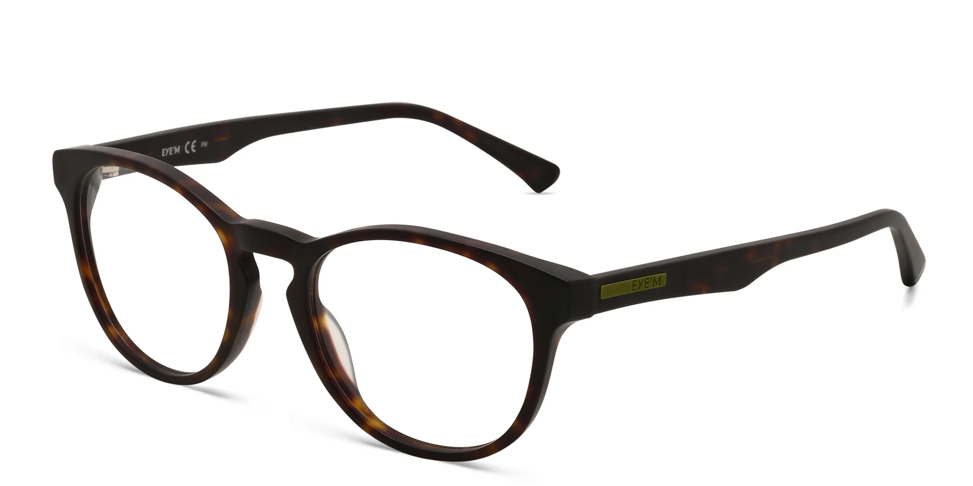 Shop EYE'M Round Eyeglasses in Havana online.