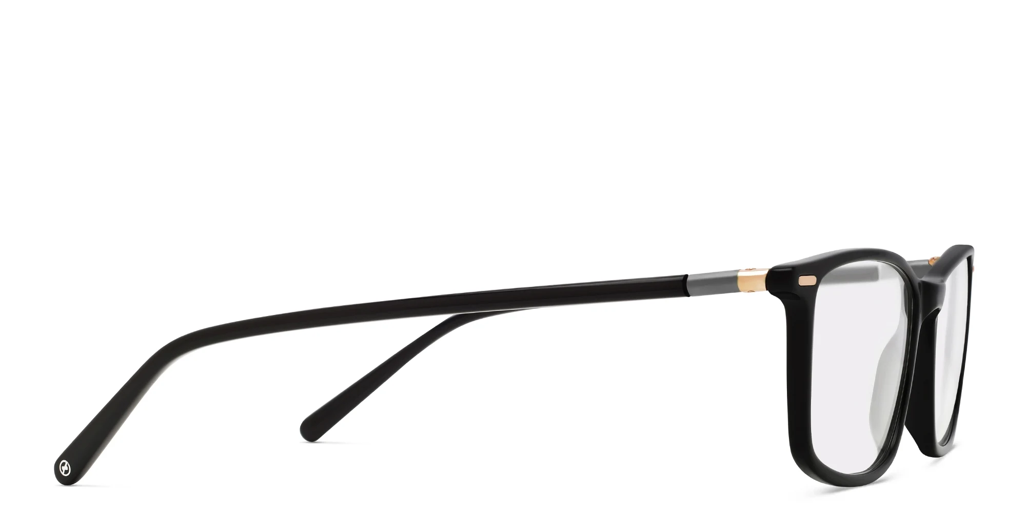 Shop EYE'M Rectangle Eyeglasses in Black online.
