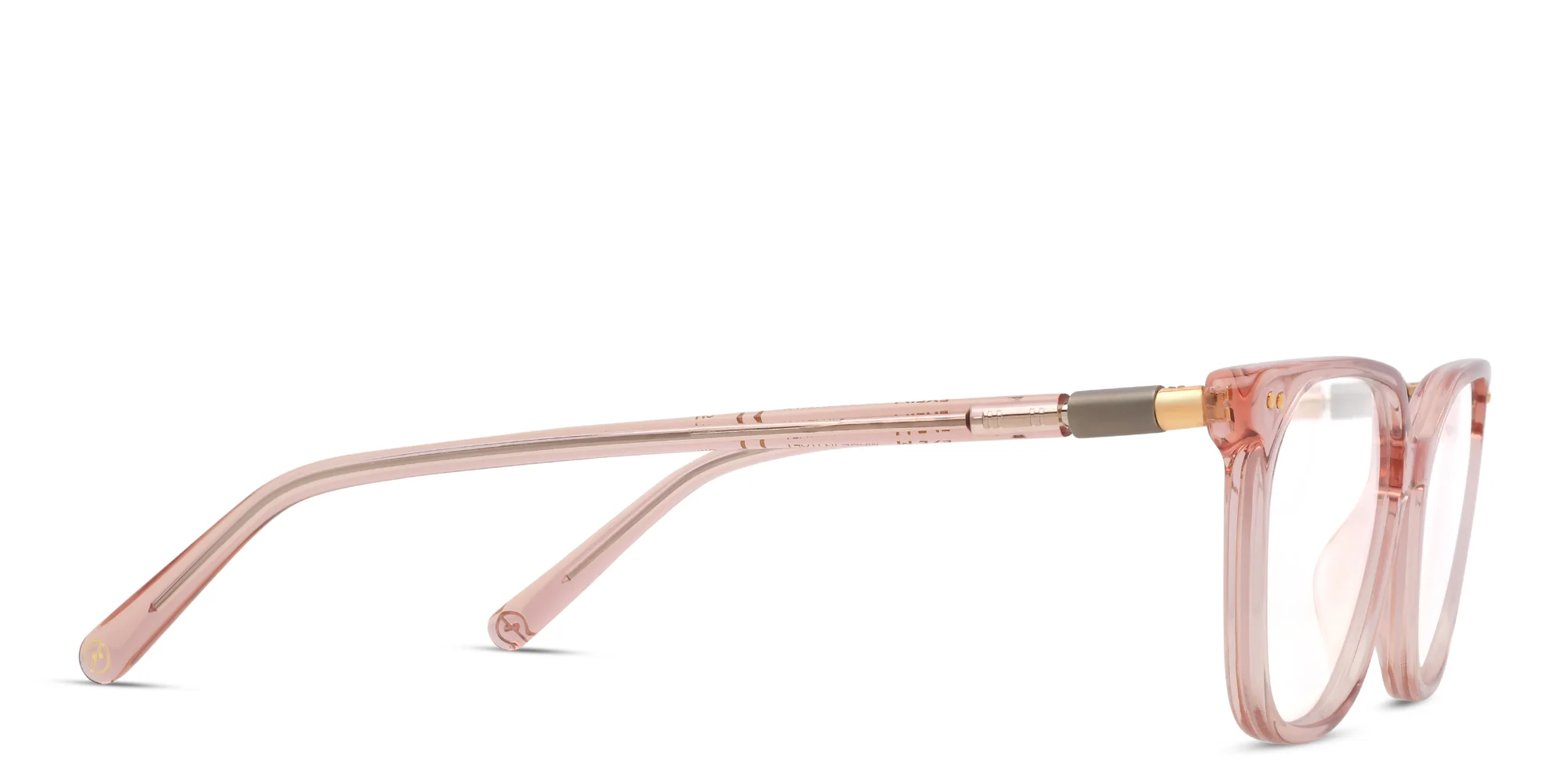 Shop EYE'M Square Eyeglasses in Pink online.