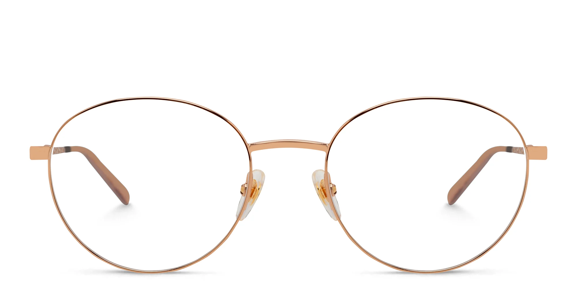 Shop EYE'M Round Eyeglasses in Gold online.