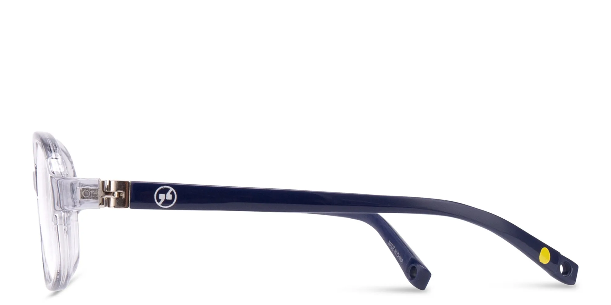 Shop EYE'M Kids Rectangle Eyeglasses in Clear online.