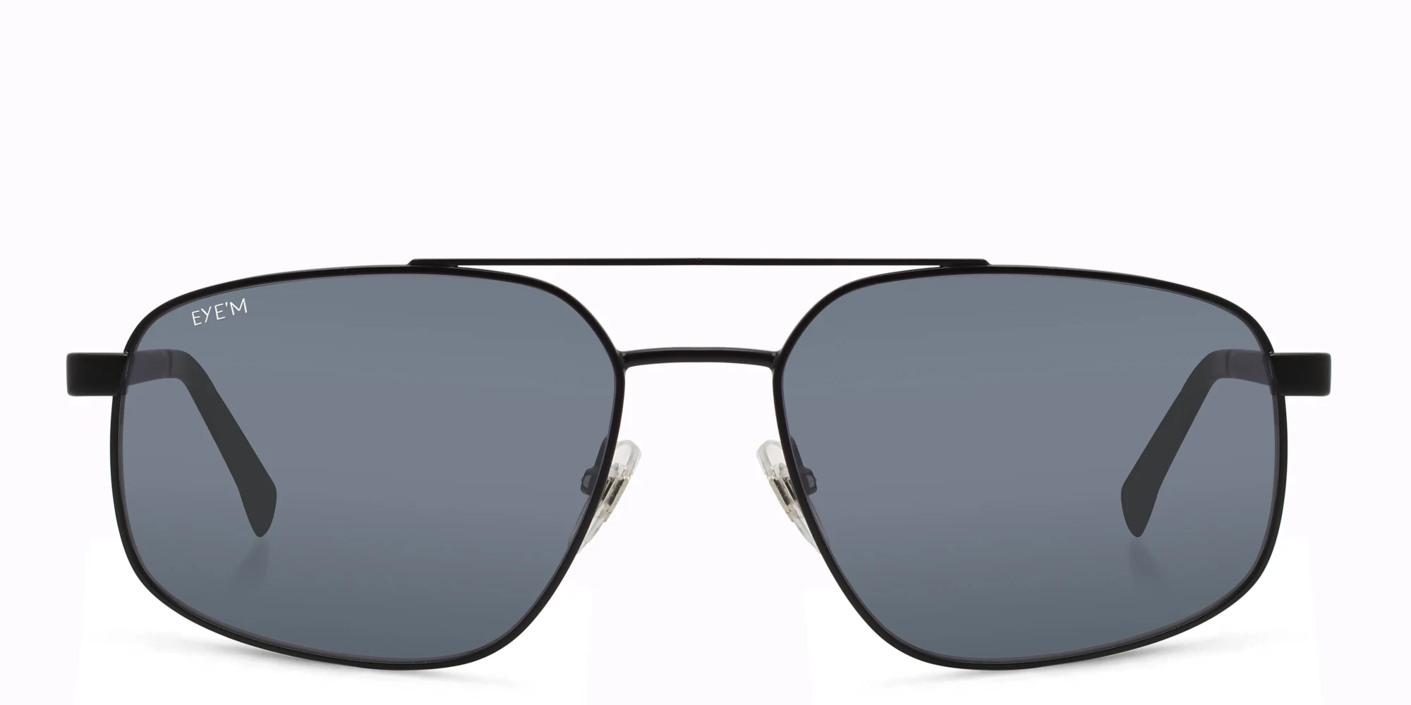Shop EYE'M Aviator Sunglasses in Black online.