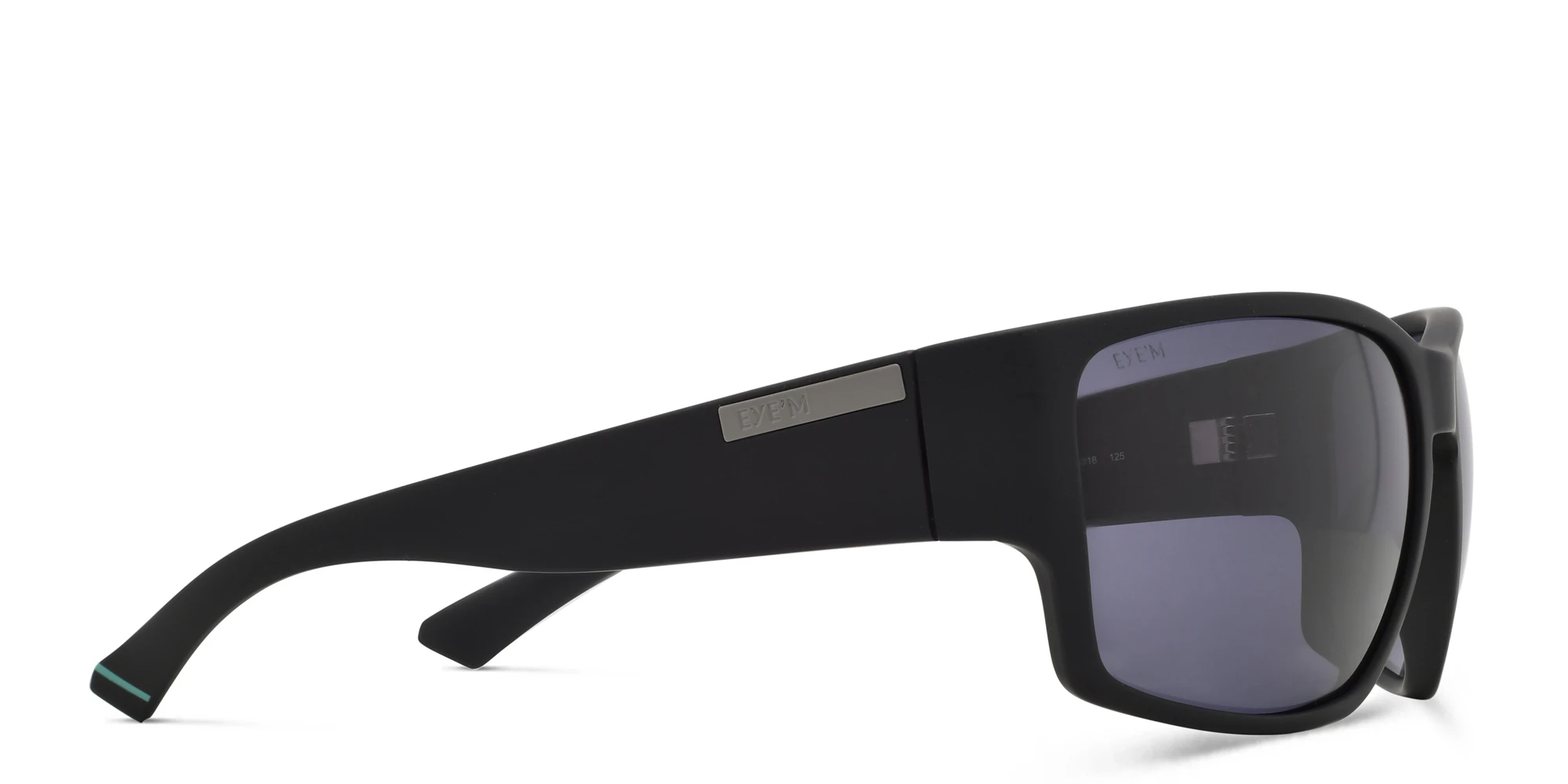 Shop EYE'M Rectangle Sunglasses in Black online.