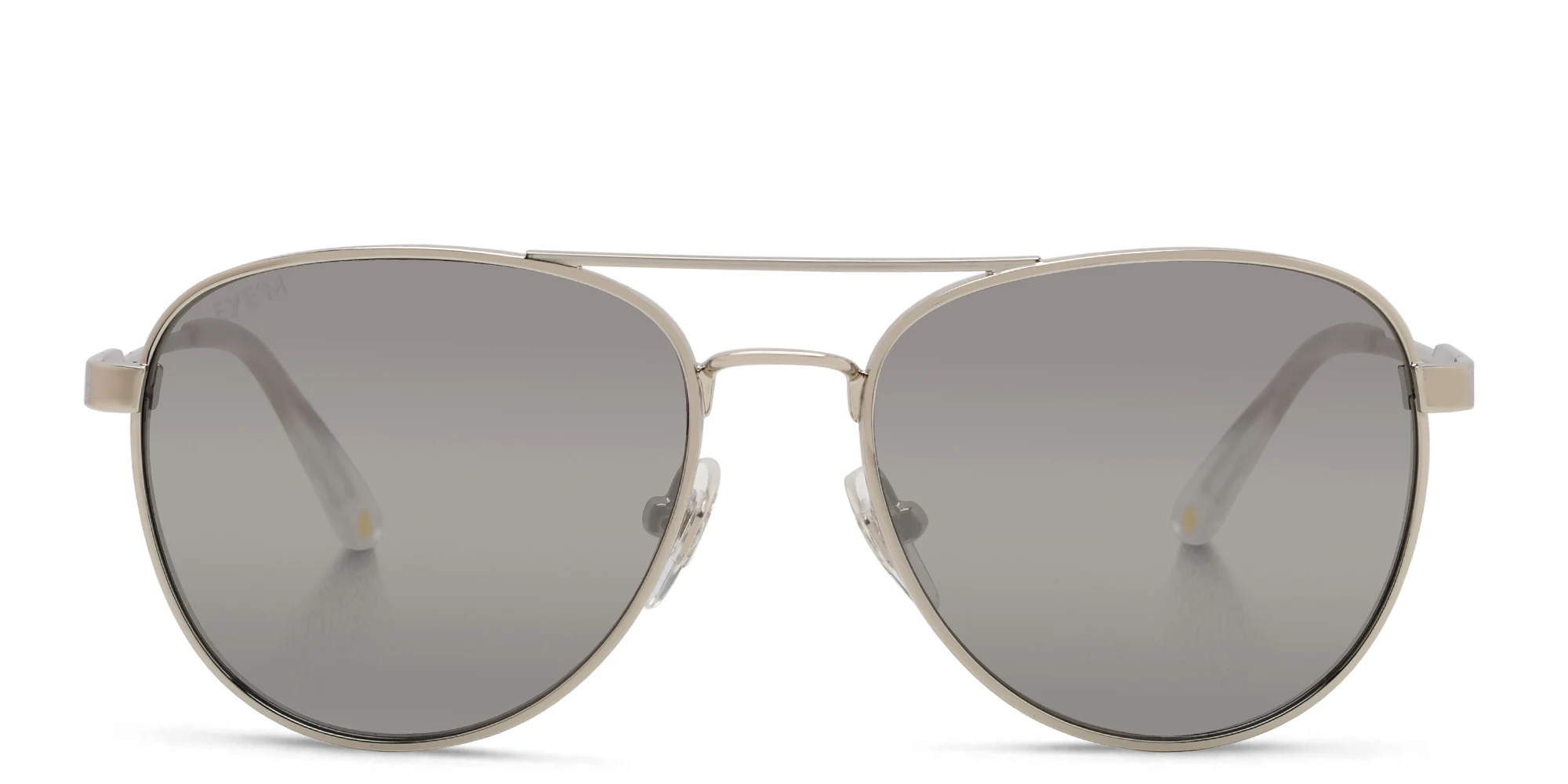 Shop EYE'M Kids Aviator Sunglasses in Silver online.