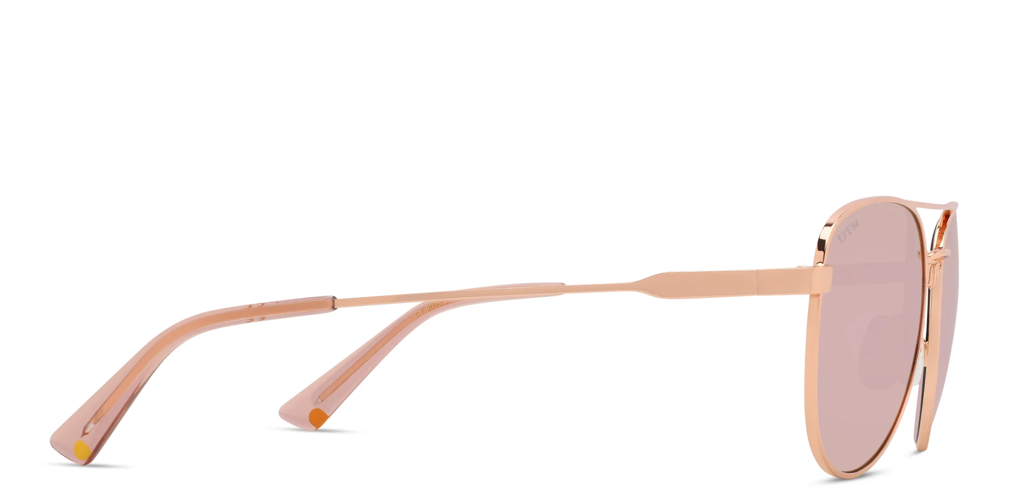 Shop EYE'M Kids Aviator Sunglasses in Gold online.