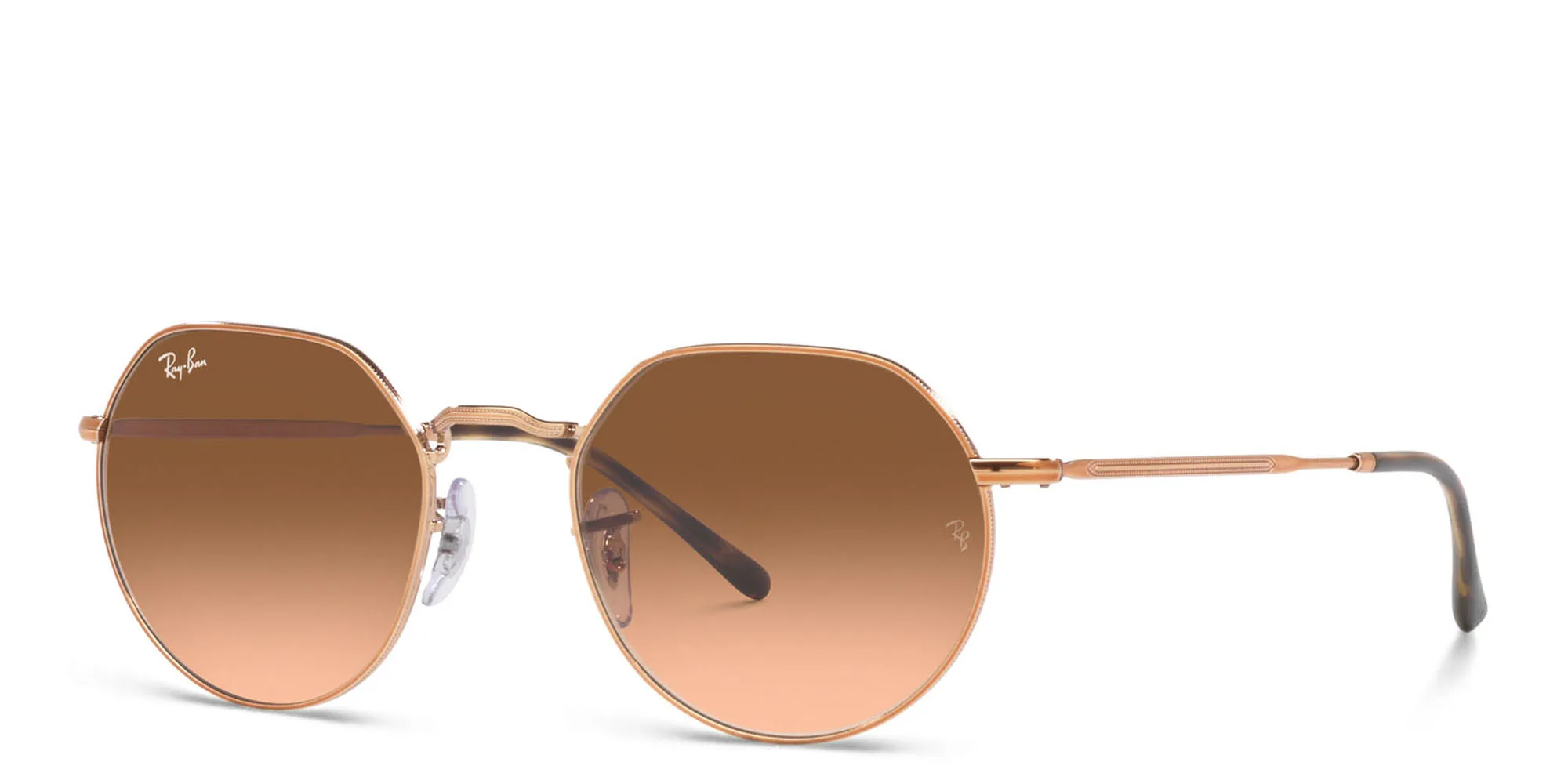 Shop Ray-Ban Jack Unisex Irregular Sunglasses in Copper online.
