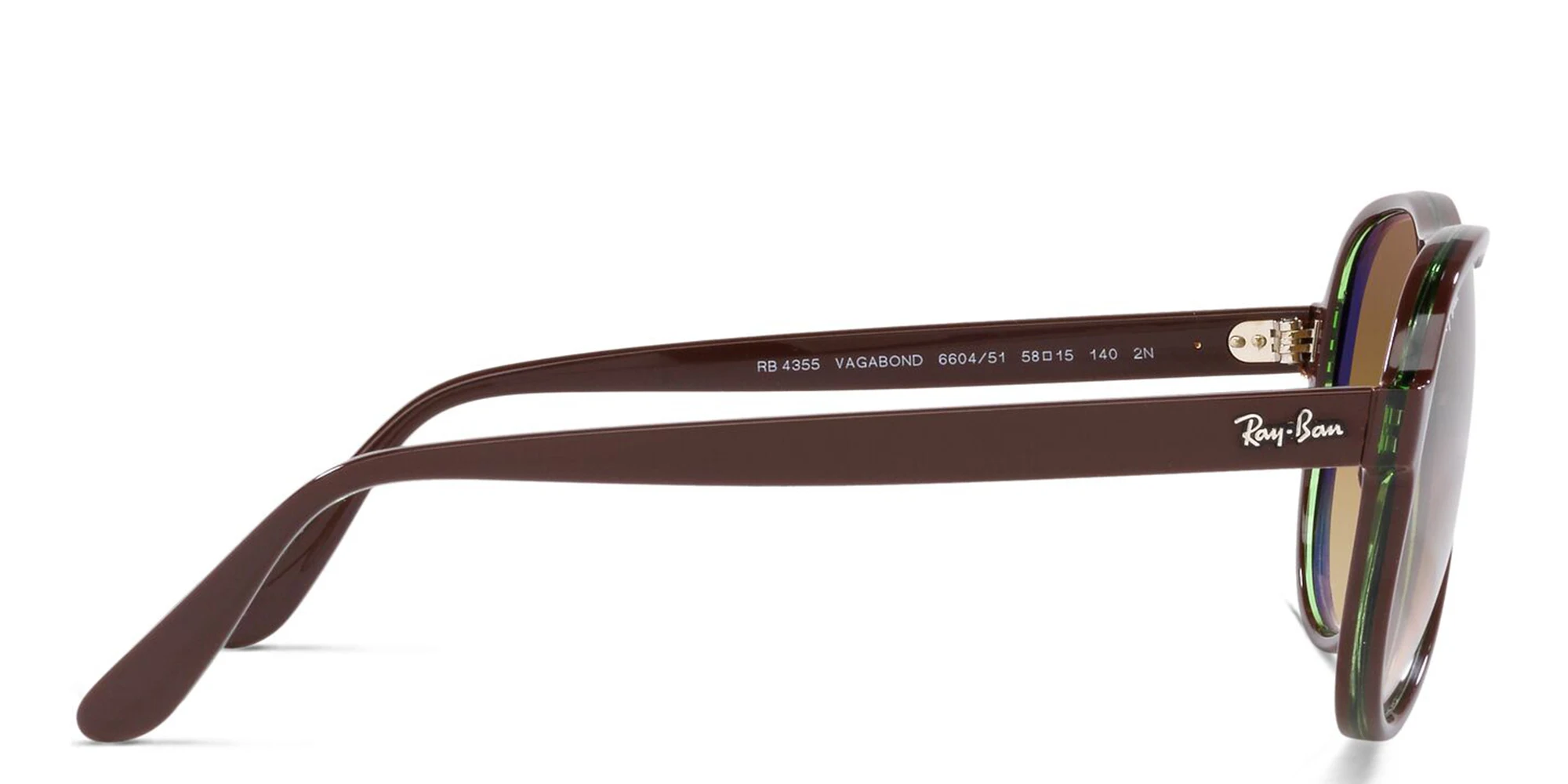 Shop Ray-Ban Unisex Aviator Sunglasses in Brown online.