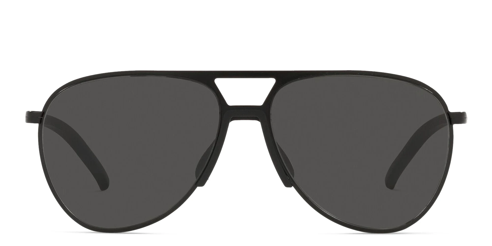 Shop Prada Linea Rossa Pilot Sunglasses in Matte Black online.