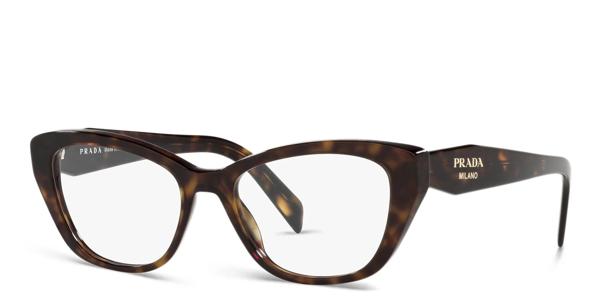 Shop PRADA Cat Eye Eyeglasses in Tortoise online.