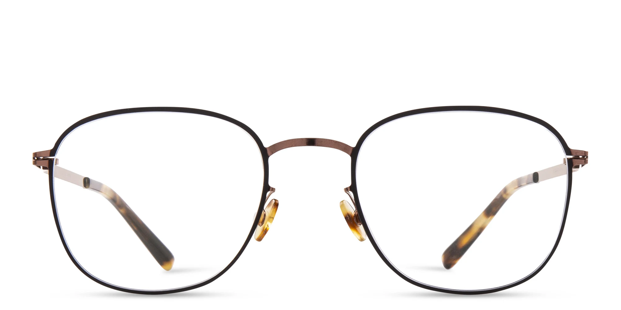 Shop MYKITA Unisex Round Eyeglasses in Grey online.