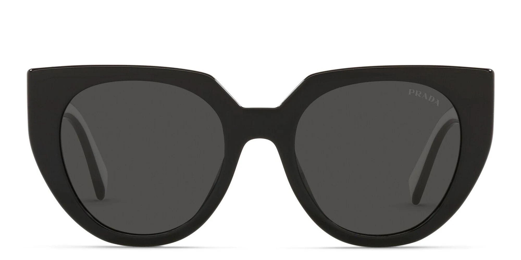 Shop PRADA Cat Eye Sunglasses in Black online.