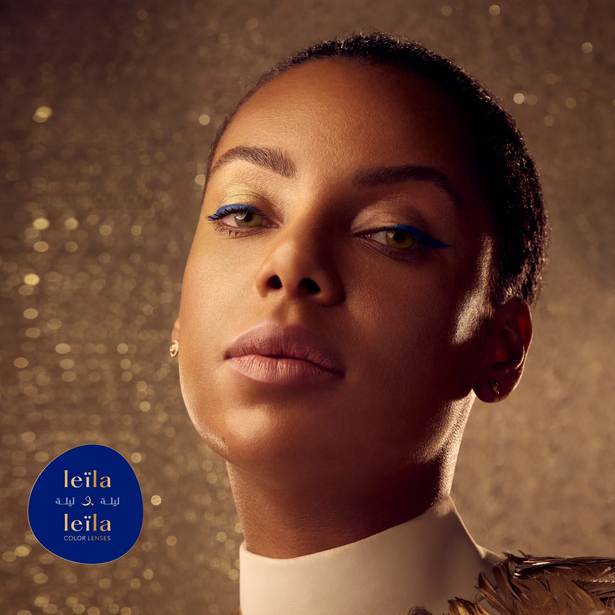 Shop LEILA & LEILA Monthly Color Contact Lenses - Myriam Sailor Gold online.