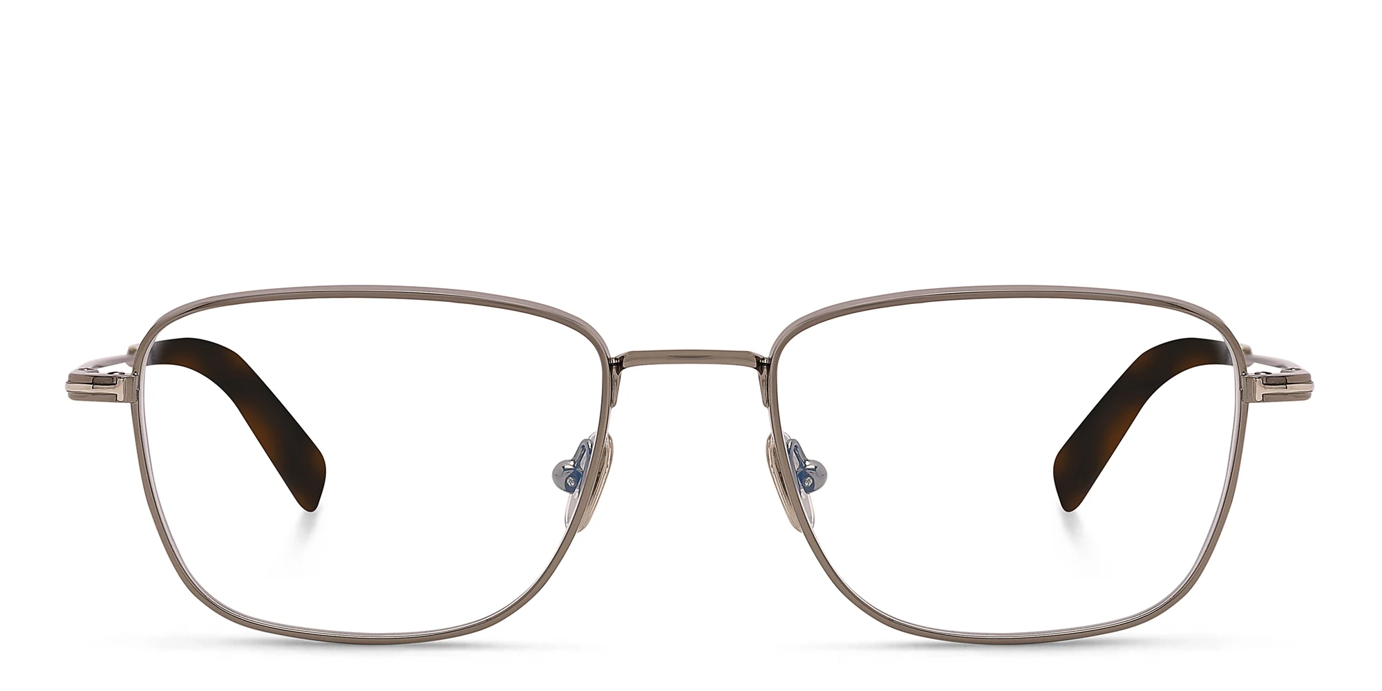 Shop TOM FORD Rectangle Eyeglasses in Matte Dark Ruthenium online.