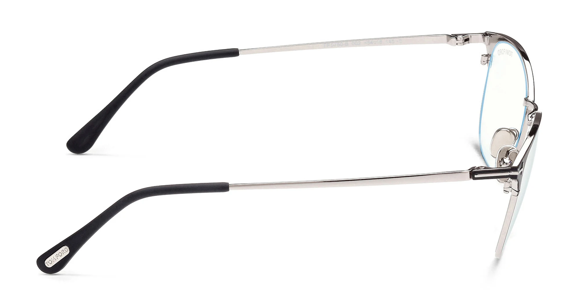 Shop TOM FORD Square Eyeglasses in Matte Black online.