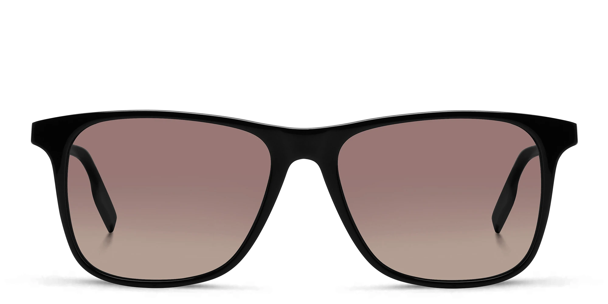Shop MONTBLANC Square Sunglasses in Black online.