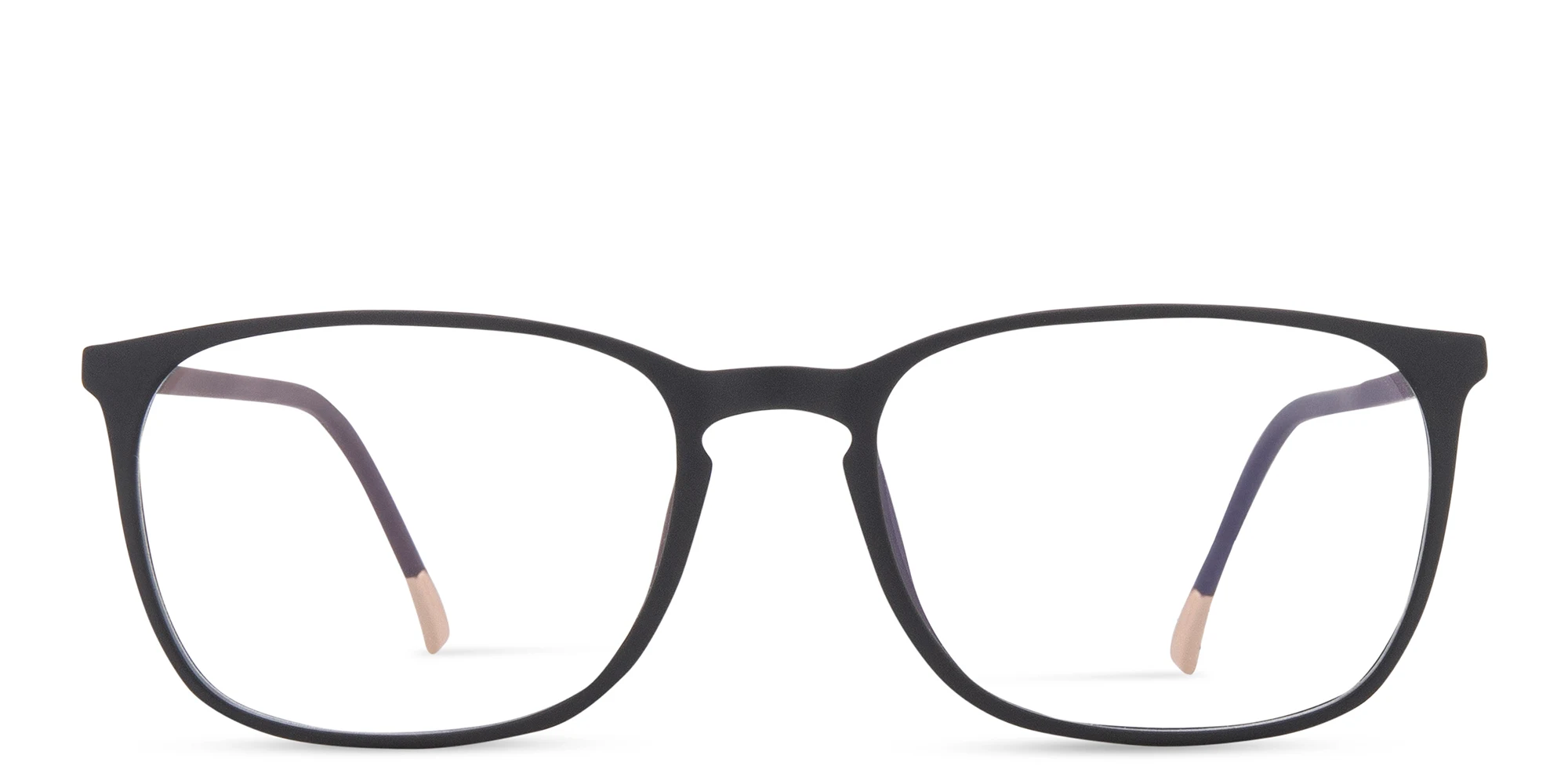 Shop Silhouette Square Eyeglasses in Black online.
