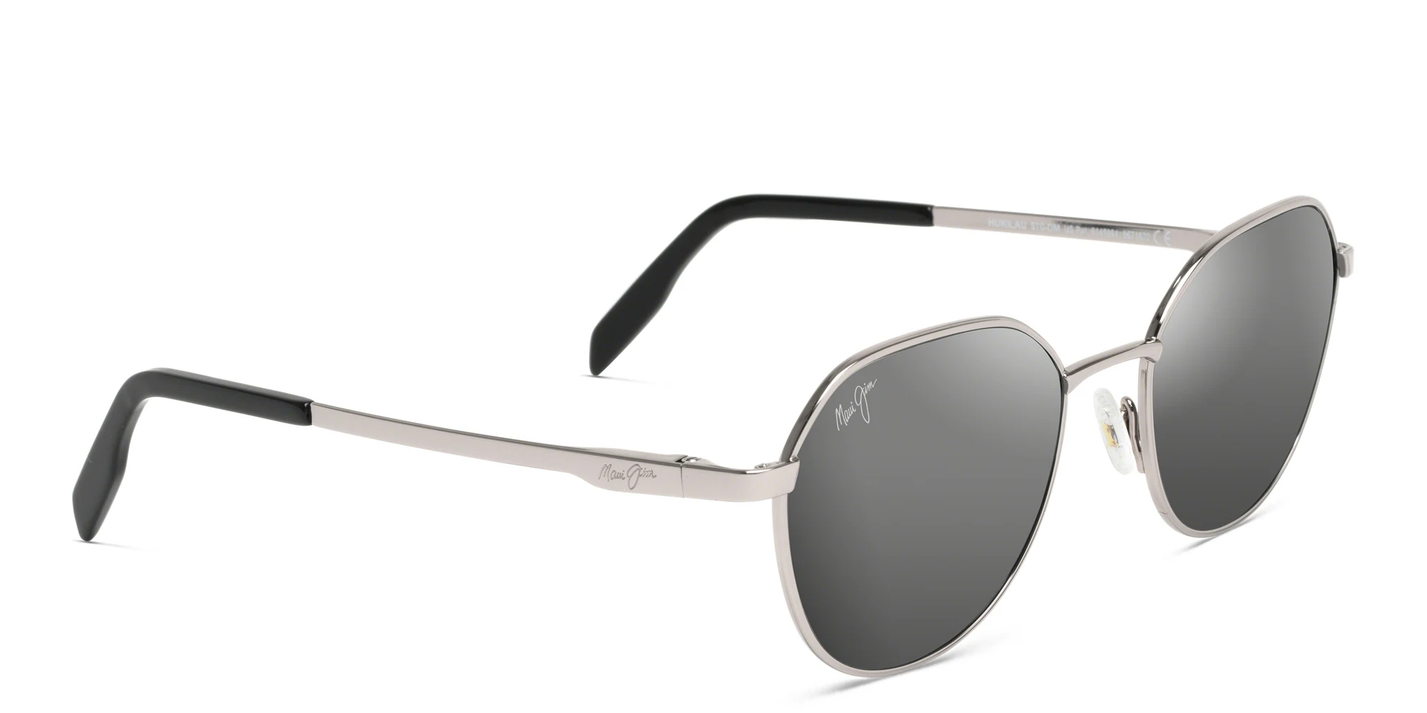Shop Maui Jim Hukilau 845 Unisex Round Sunglasses in Grey online.