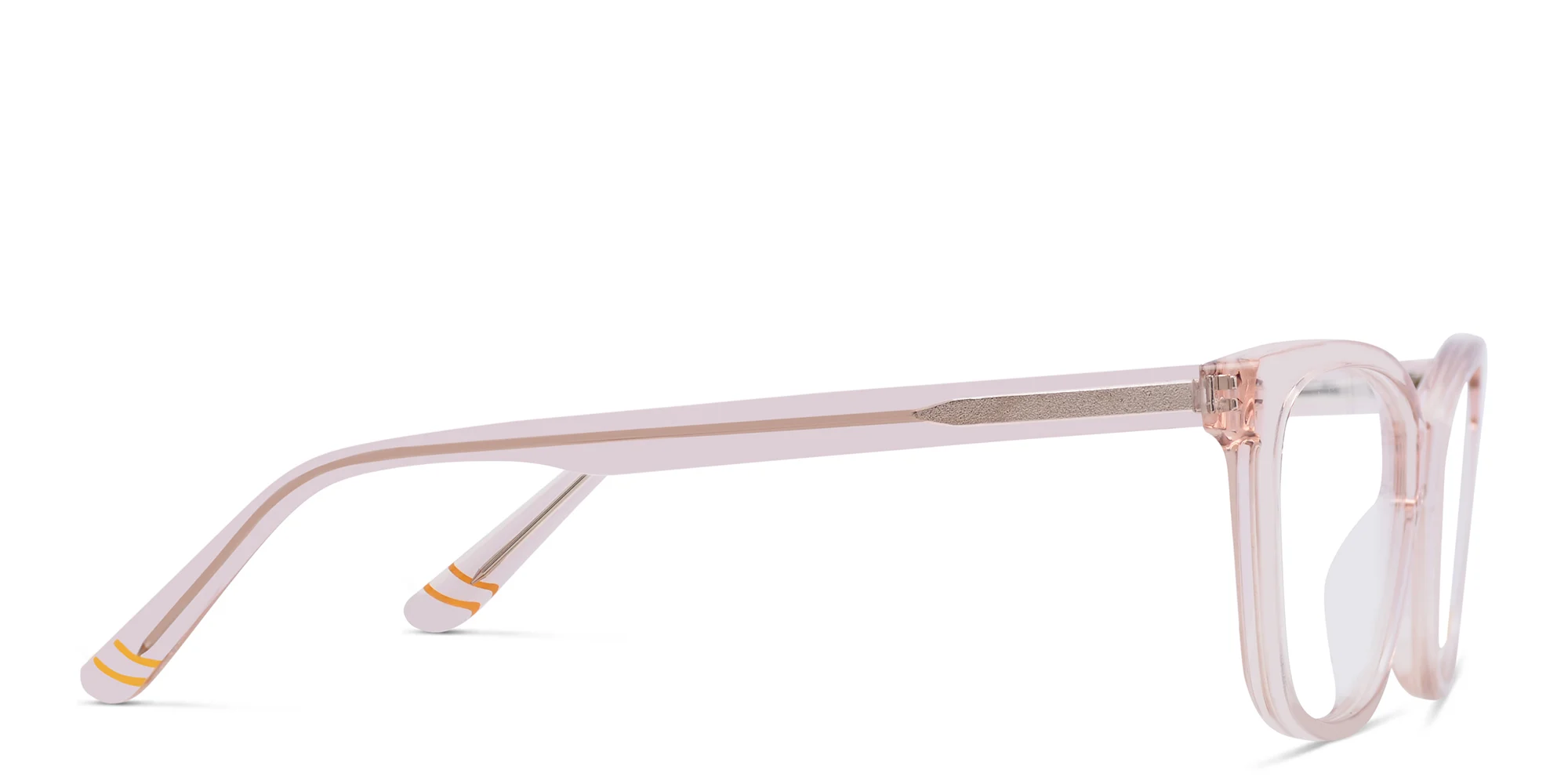 Shop EYE'M Kids Cat Eye Eyeglasses in Nude online.
