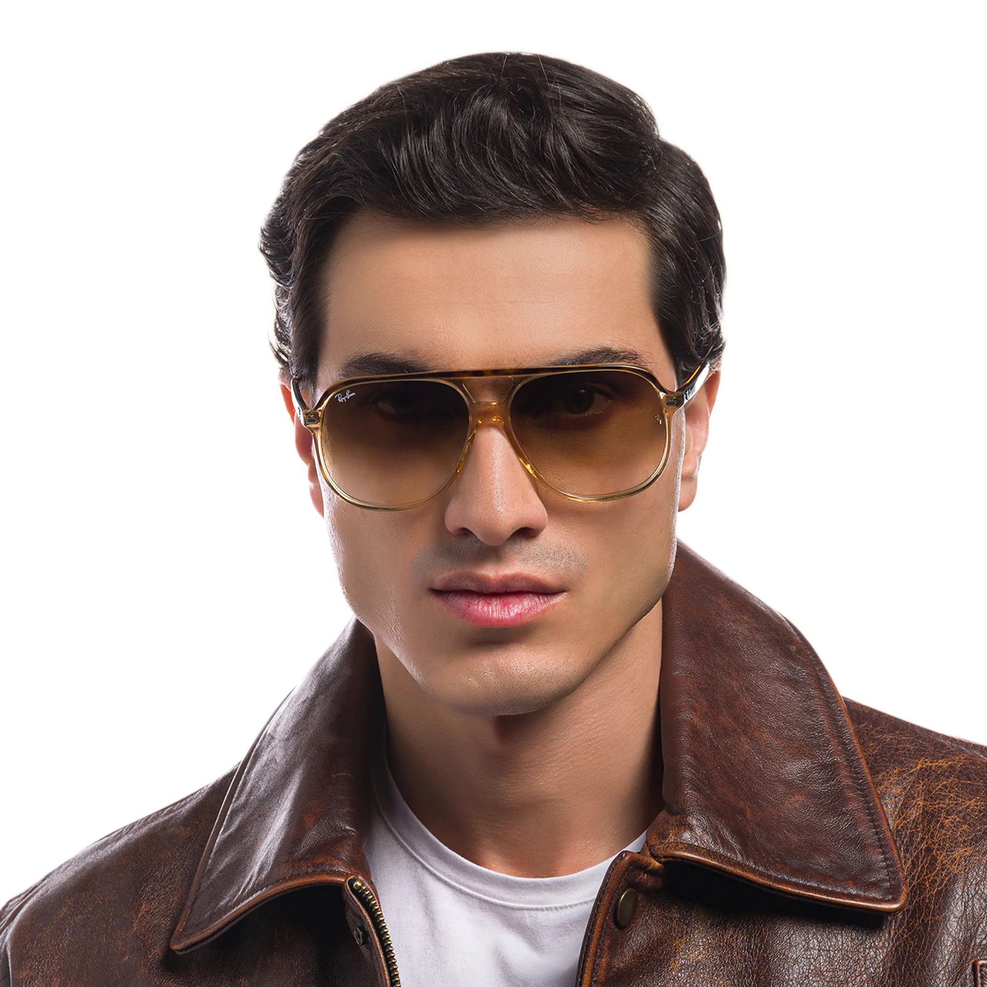 تسوق نظارات شمسية بيل بإطار مربّع للجنسين راي بان بلون مموه أونلاين.