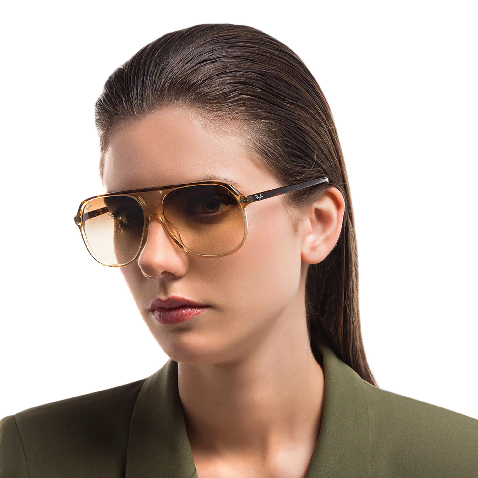 Shop Ray-Ban Bill Unisex Square Sunglasses in Havana online.