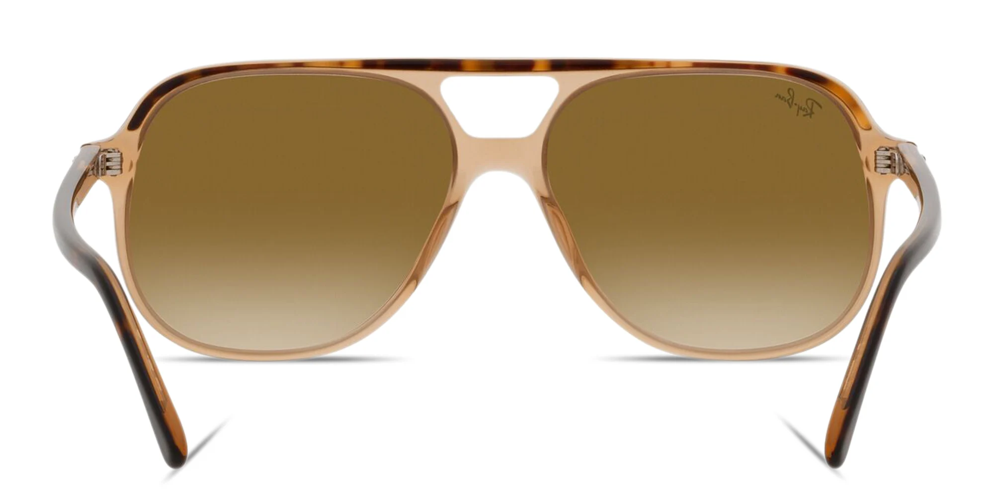 Shop Ray-Ban Bill Unisex Square Sunglasses in Havana On Transparent Brown online.
