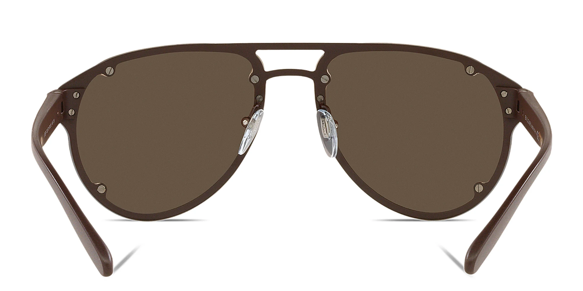 Shop BVLGARI Aviator Sunglasses in Brown online.