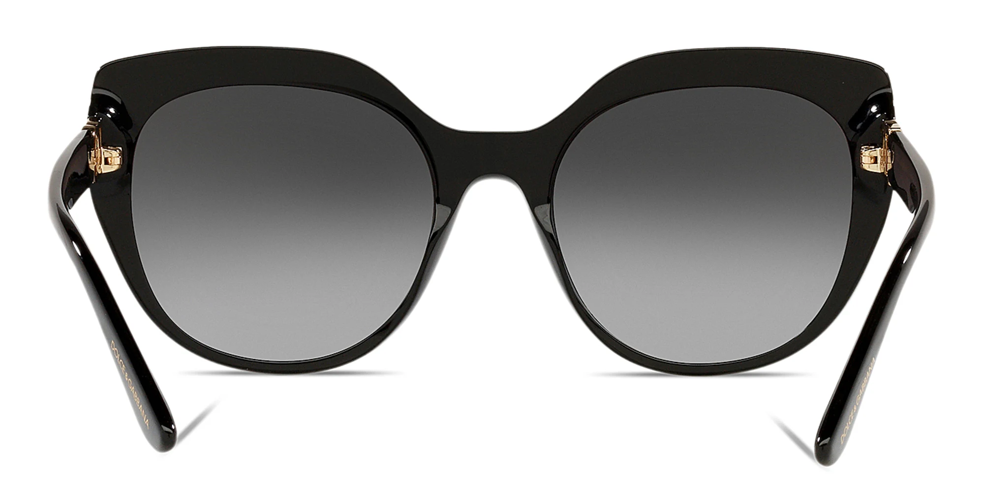 Shop Dolce & Gabbana Cat-Eye Sunglasses in Black online.
