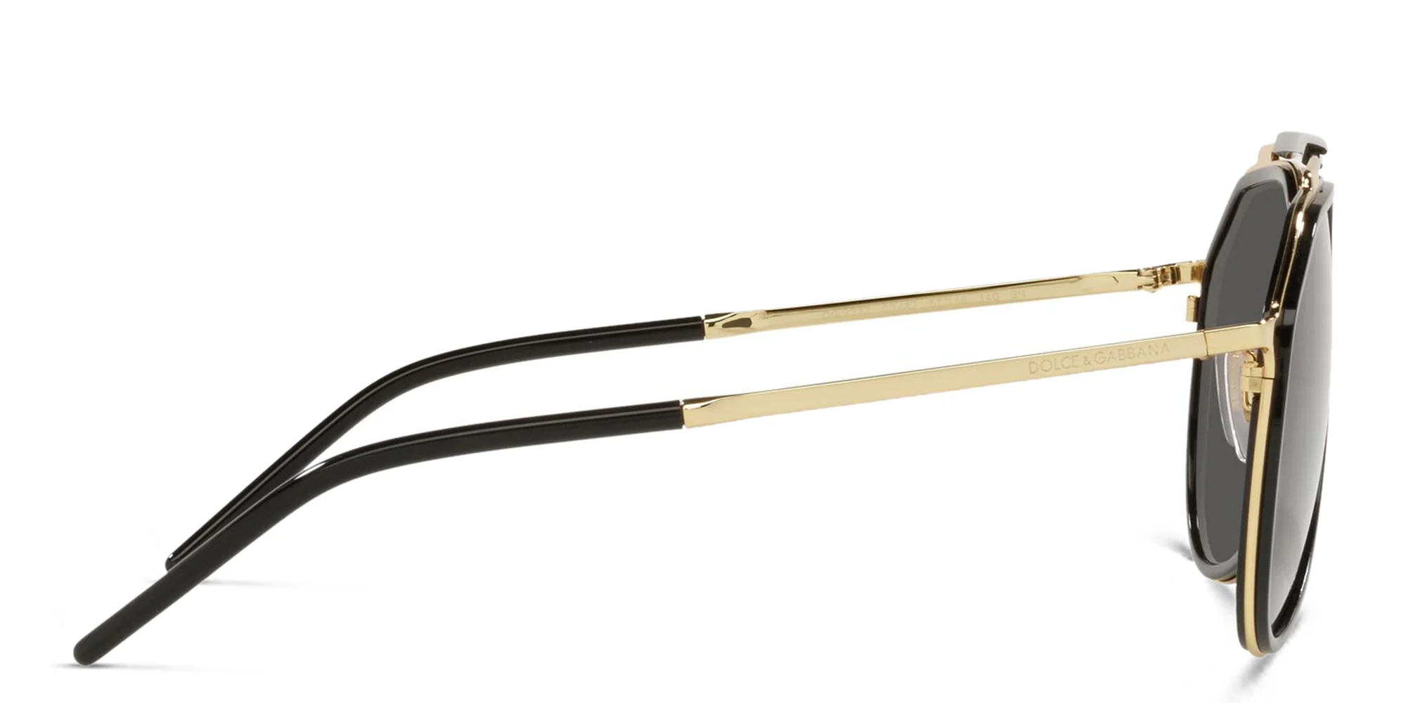 Shop Dolce & Gabbana Aviator Sunglasses in Black online.