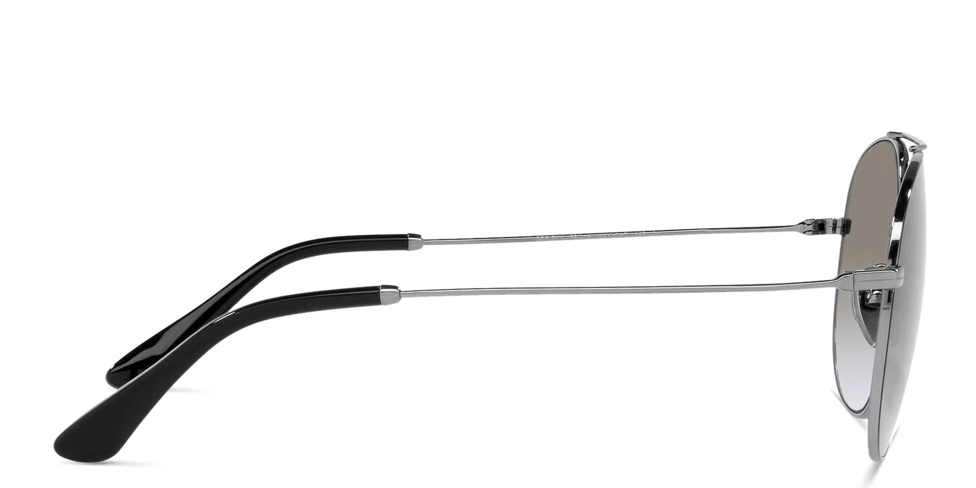 Shop PRADA Aviator Sunglasses in Black online.