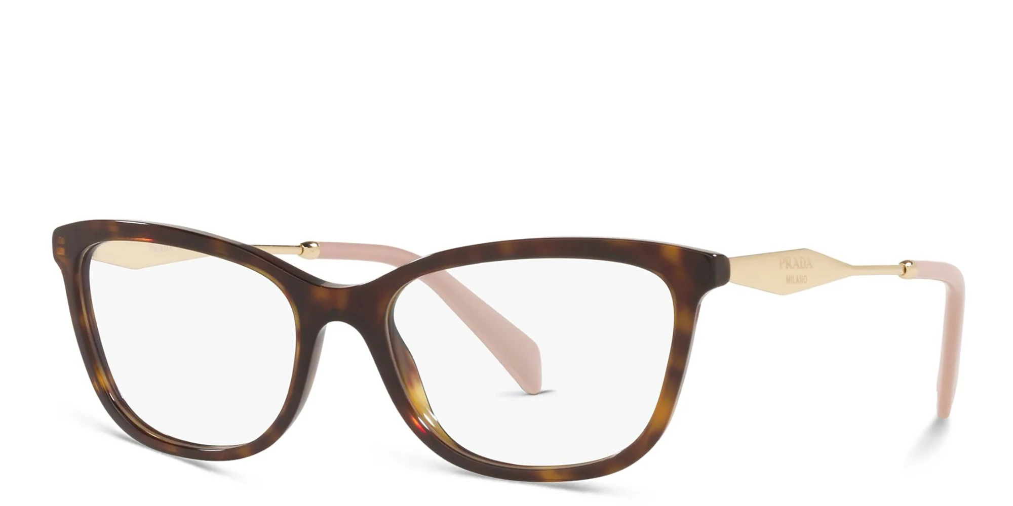 Shop PRADA Cat Eye Eyeglasses in Tortoise online.