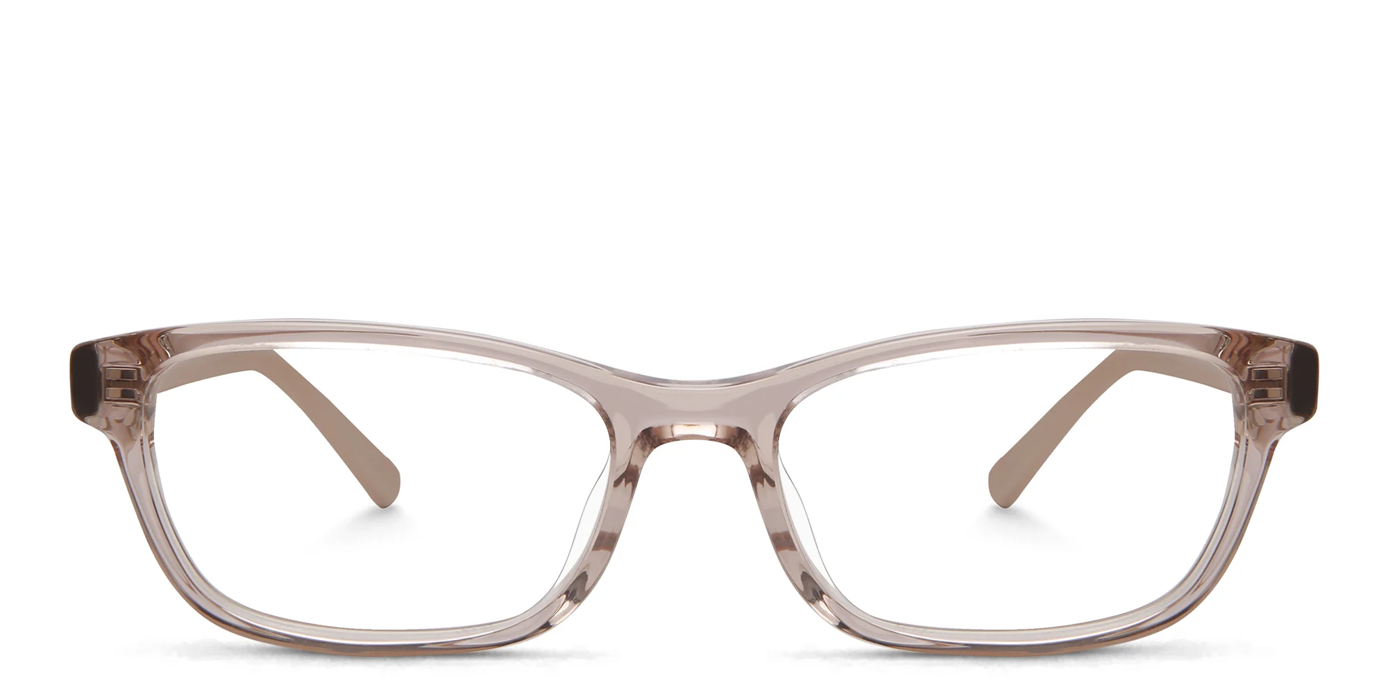 Shop EYE'M Rectangle Eyeglasses in Pink online.