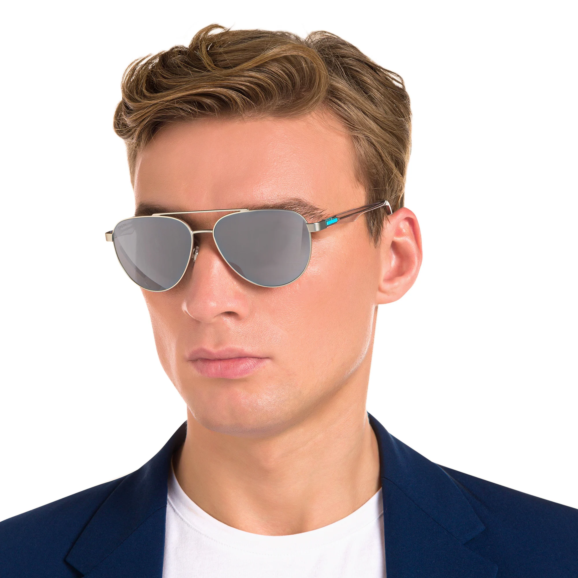 Shop EYE'M Aviator Sunglasses in Grey online.