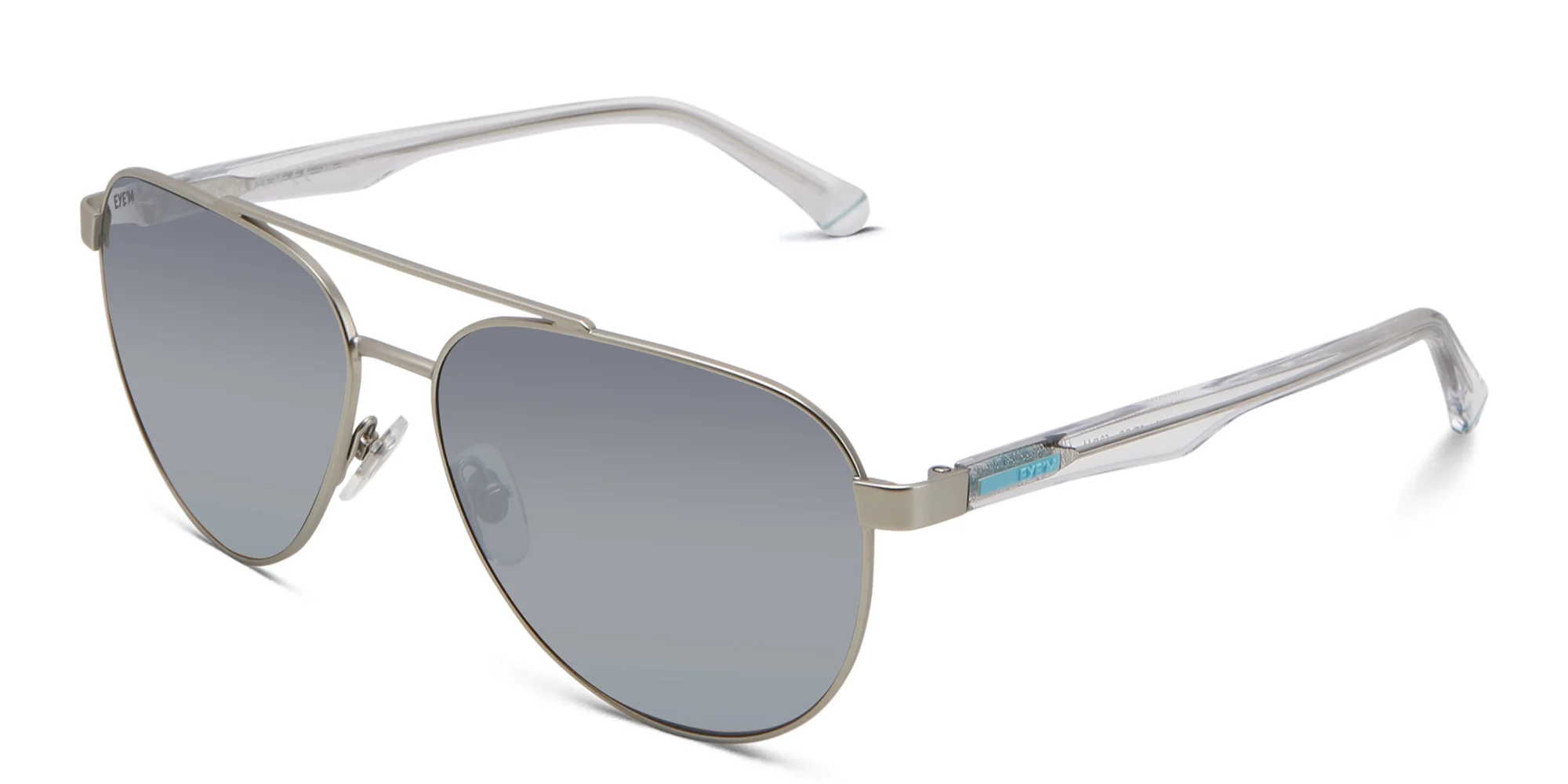 Shop EYE'M Aviator Sunglasses in Grey online.