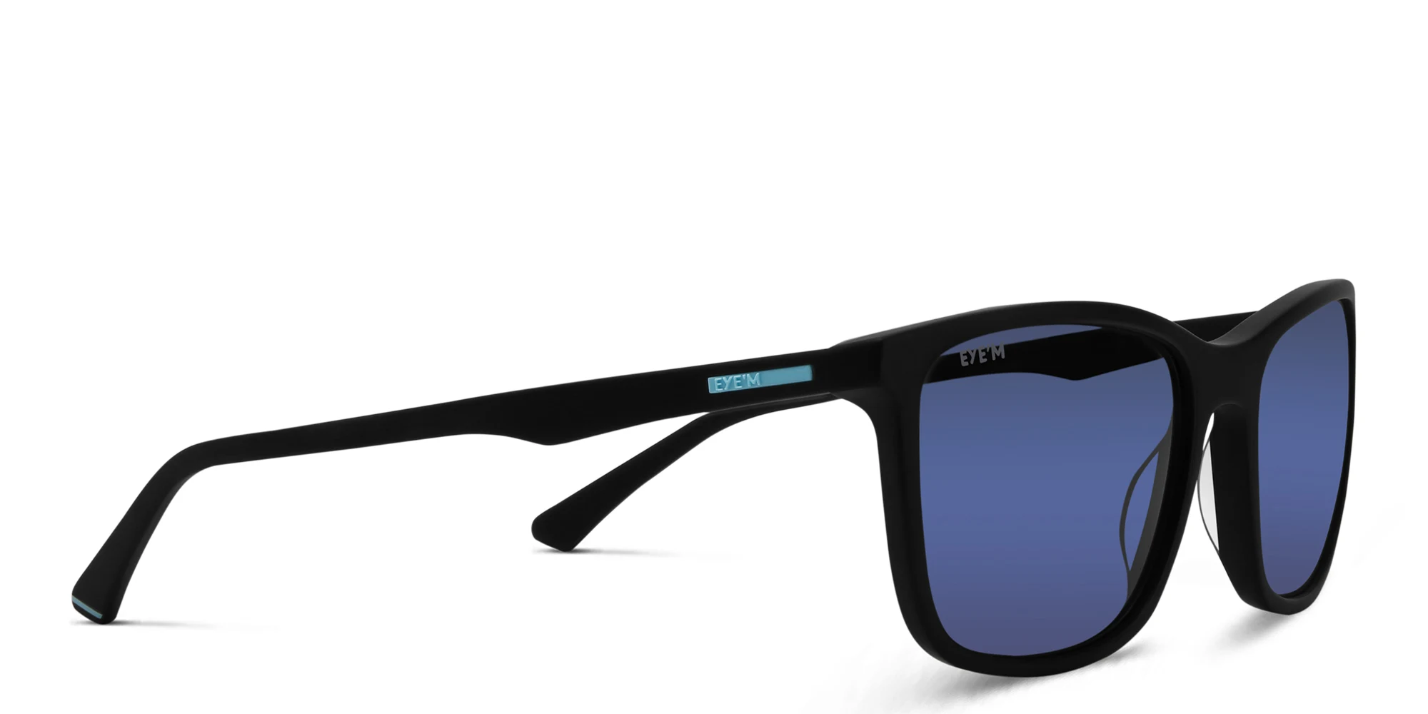 Shop EYE'M Rectangle Sunglasses in Black online.
